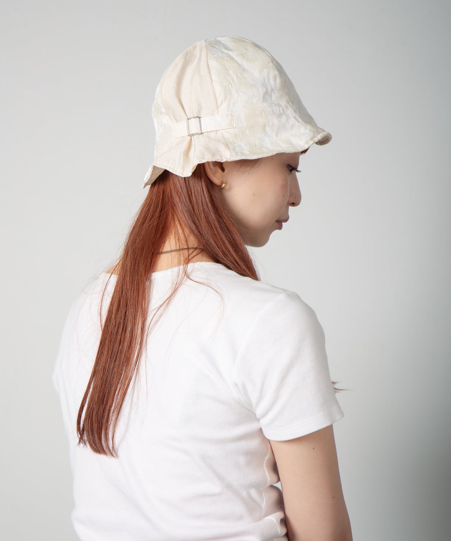RL-25-017W_Ivory | Jacquard tulip hat | Color:Ivory【RACAL_ラカル】【archive】