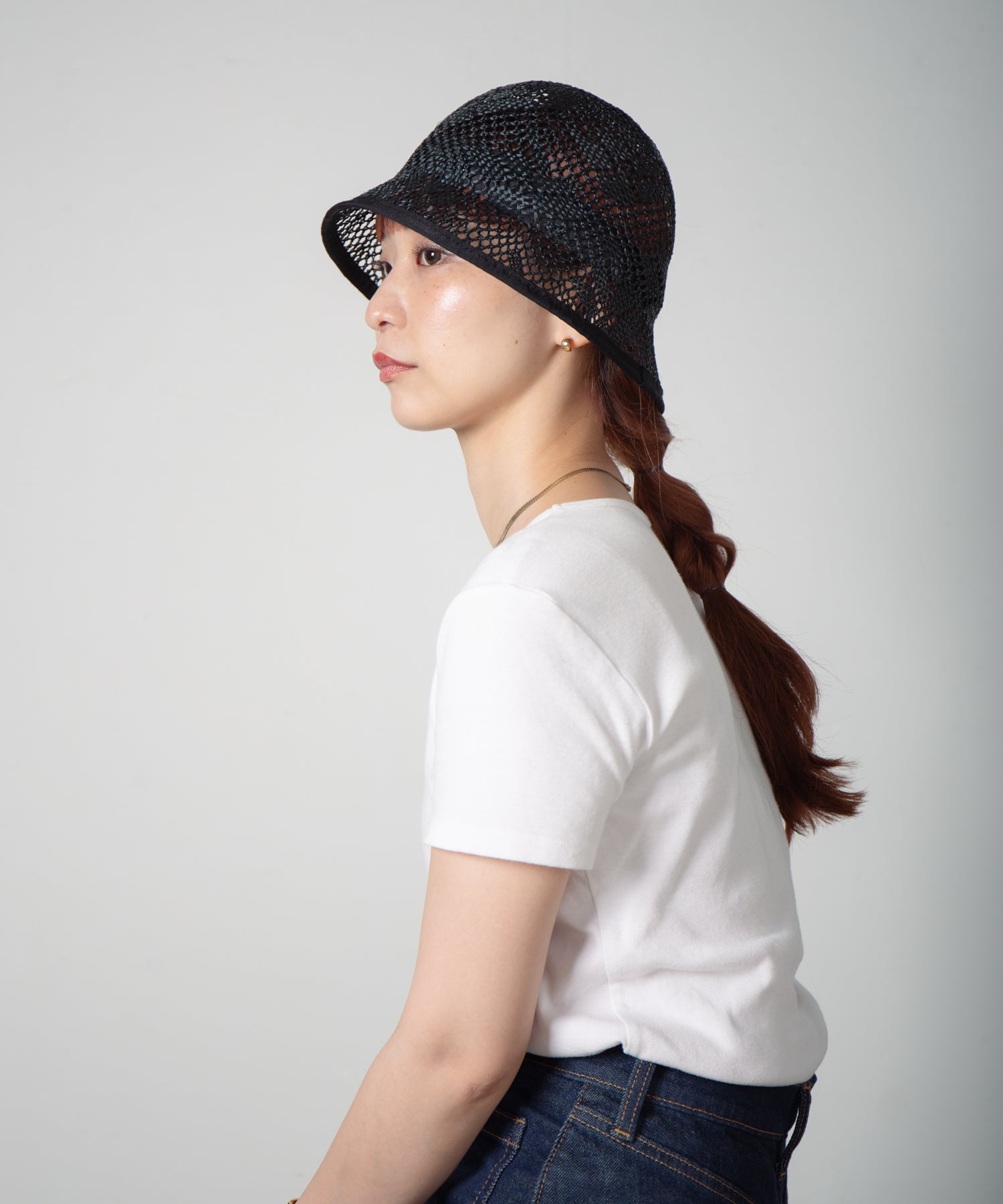 RL-25-024W_Black | Kenma tulip hat | Color:Black【RACAL_ラカル】
