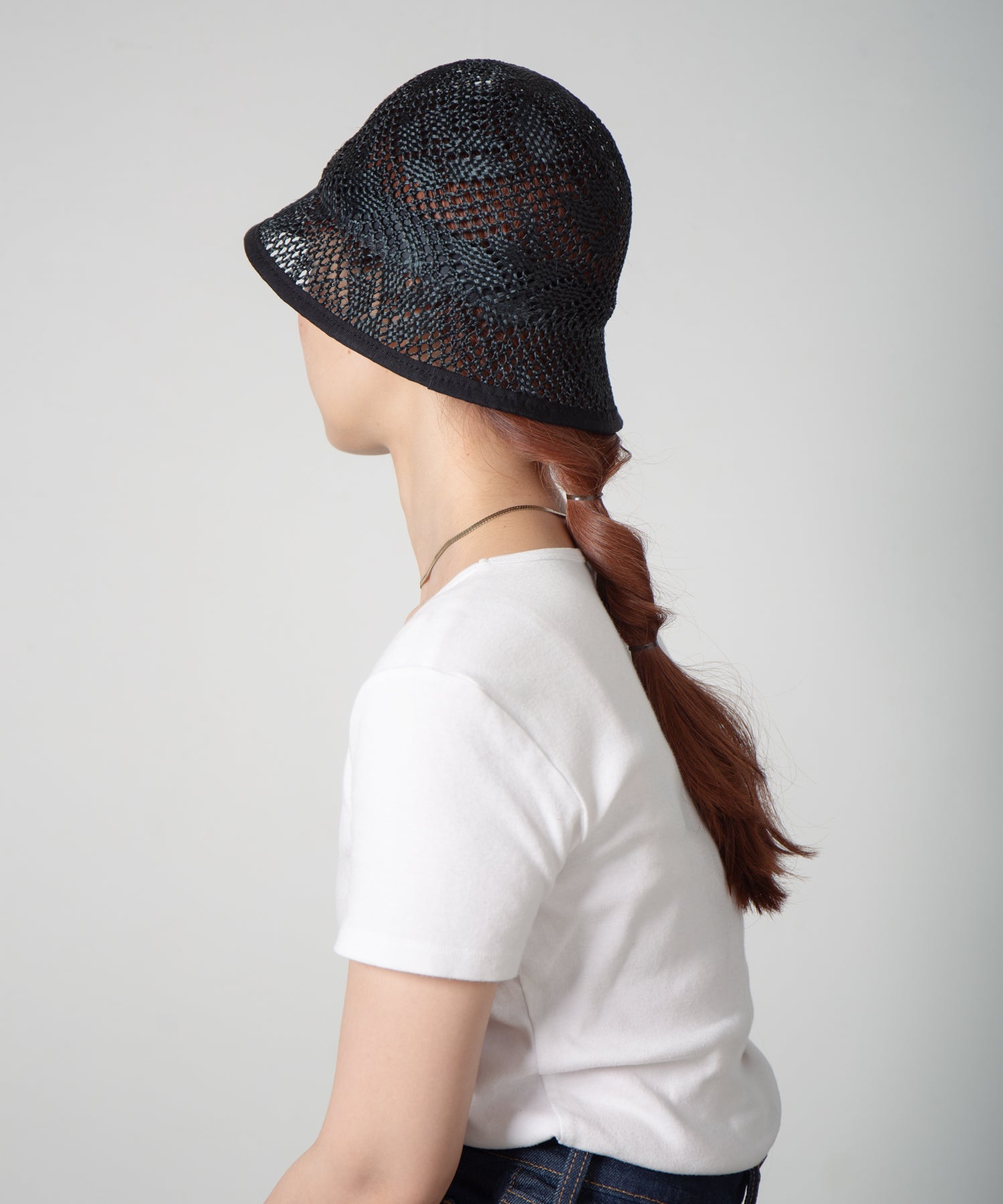 RL-25-024W_Black | Kenma tulip hat | Color:Black【RACAL_ラカル】