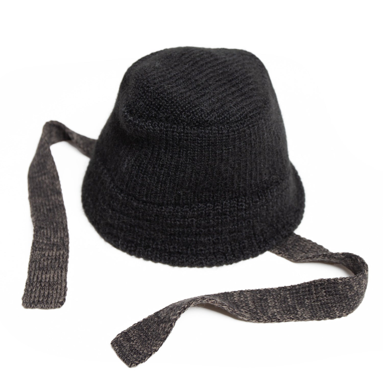 Mohair Knit Bucket Hat | Color_Ivory / Grayge / Black | No_rl-25-037w【RACAL_ラカル】