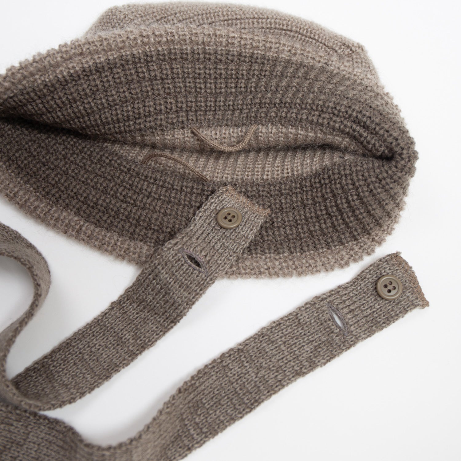 Mohair Knit Bucket Hat | Color_Ivory / Grayge / Black | No_rl-25-037w【RACAL_ラカル】