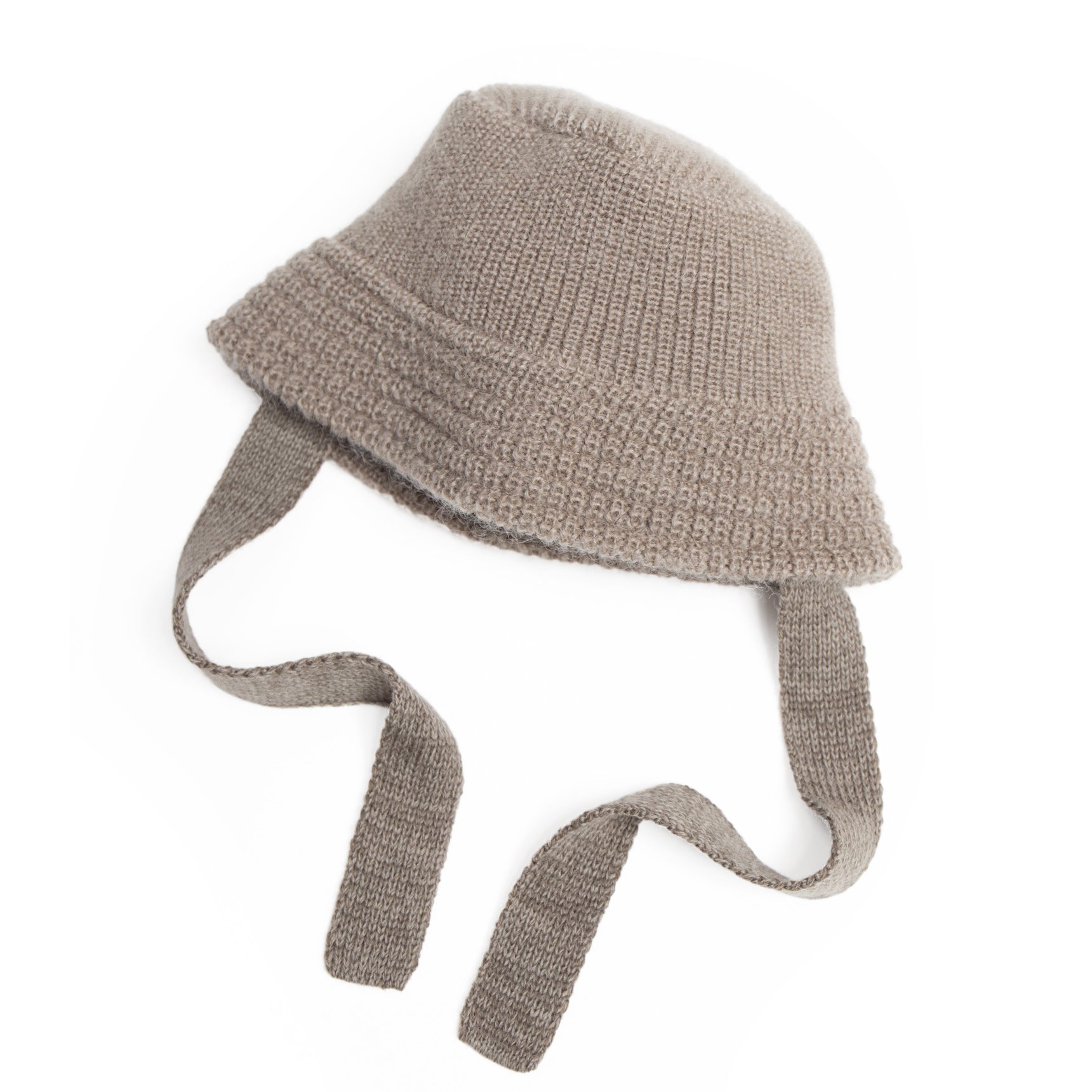 Mohair Knit Bucket Hat | Color_Ivory / Grayge / Black | No_rl-25-037w【RACAL_ラカル】