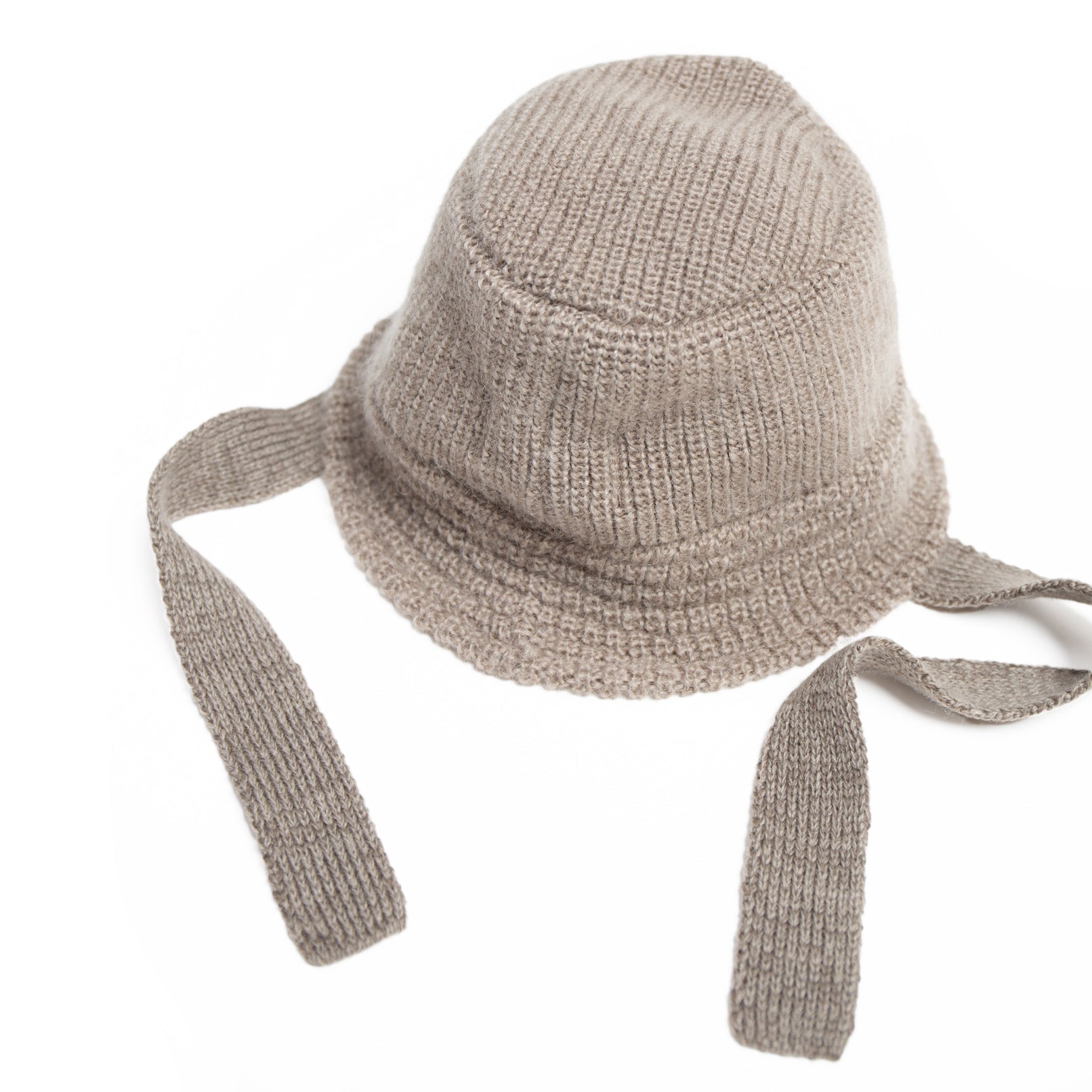 Mohair Knit Bucket Hat | Color_Ivory / Grayge / Black | No_rl-25-037w【RACAL_ラカル】