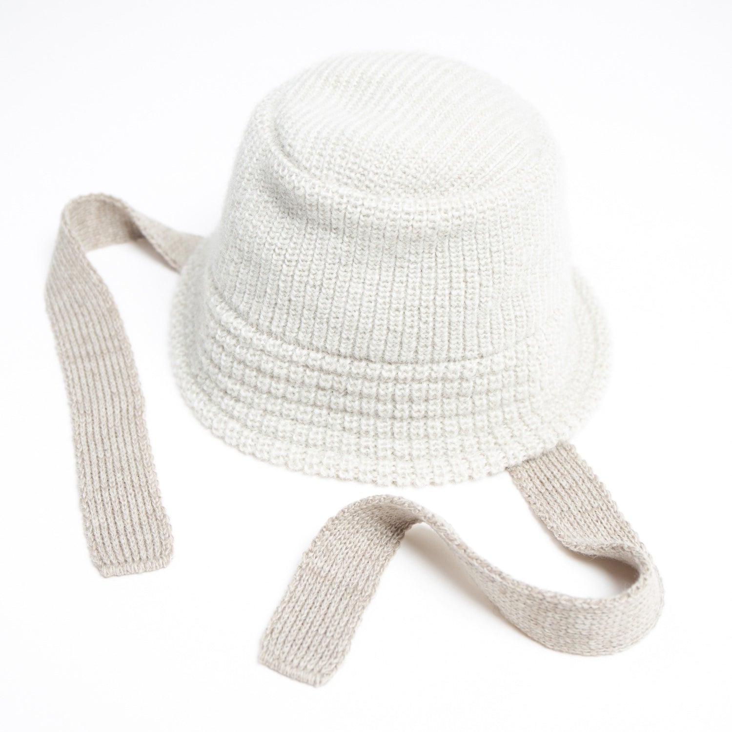 Mohair Knit Bucket Hat | Color_Ivory / Grayge / Black | No_rl-25-037w【RACAL_ラカル】
