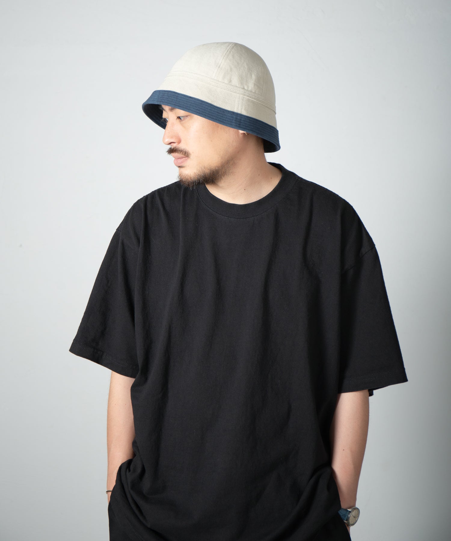 RL-25-1384_Grayge | 2Tone Sailor Hat | Color:Grayge【RACAL_ラカル】【archive】