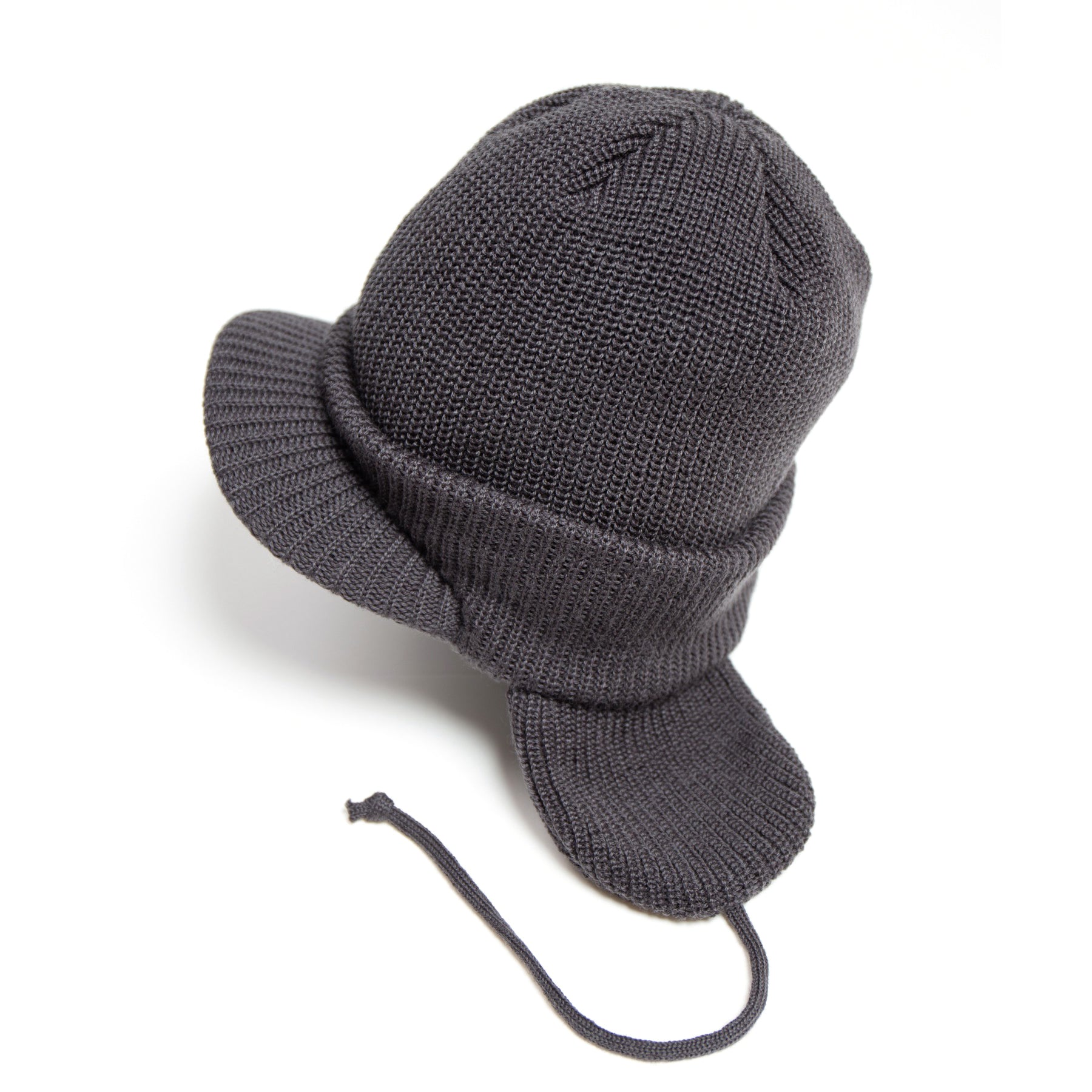 Ear Brim Beanie | Color_Beige / Charcoal / Black | No_rl-25-1407【RACAL_ラカル】