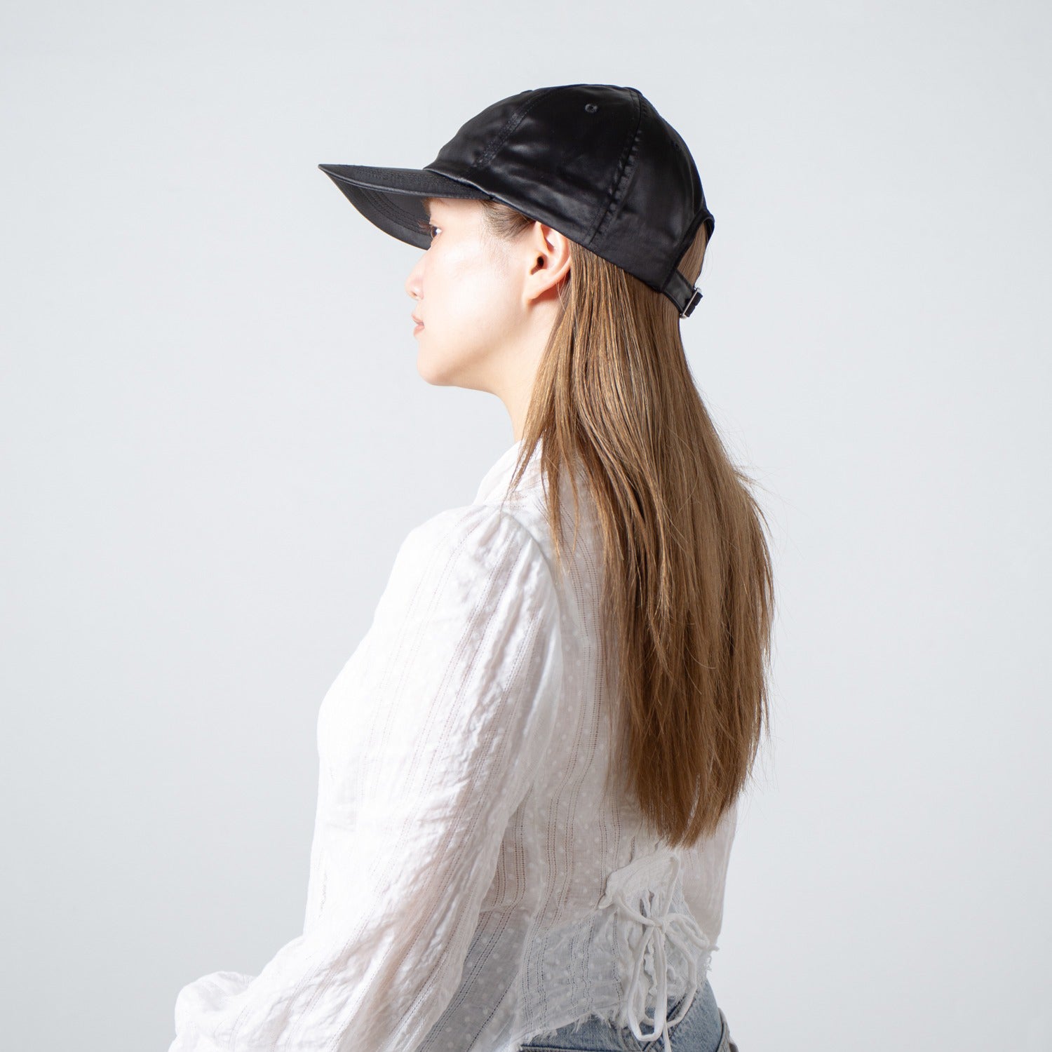 Satin B.B.CAP | Color_Black | No_RL-26-043W_Black【RACAL_ラカル】【入荷予定アイテム・入荷連絡可能】