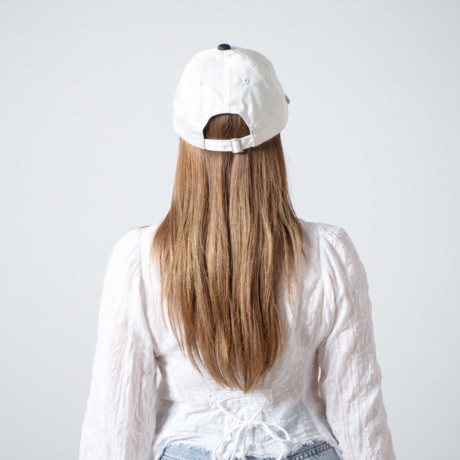 Satin B.B.CAP | Color_Ivory×Navy | No_RL-26-043W_Ivory×Navy【RACAL_ラカル】【入荷予定アイテム・入荷連絡可能】