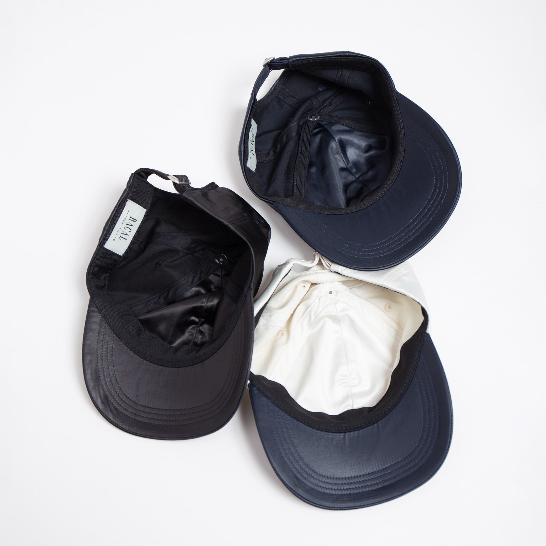 Satin B.B.CAP | Color_Navy | No_RL-26-043W_Navy【RACAL_ラカル】【入荷予定アイテム・入荷連絡可能】