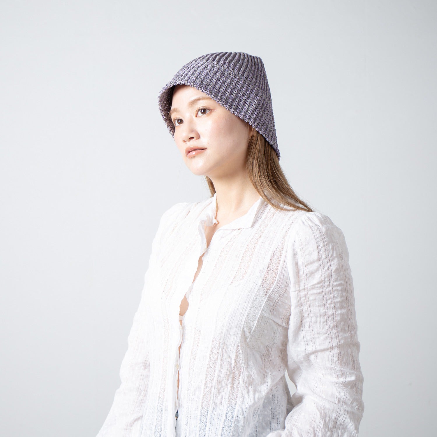 Summer Knit Hat | Color_Purple | No_RL-26-046W_Purple【RACAL_ラカル】【入荷予定アイテム・入荷連絡可能】