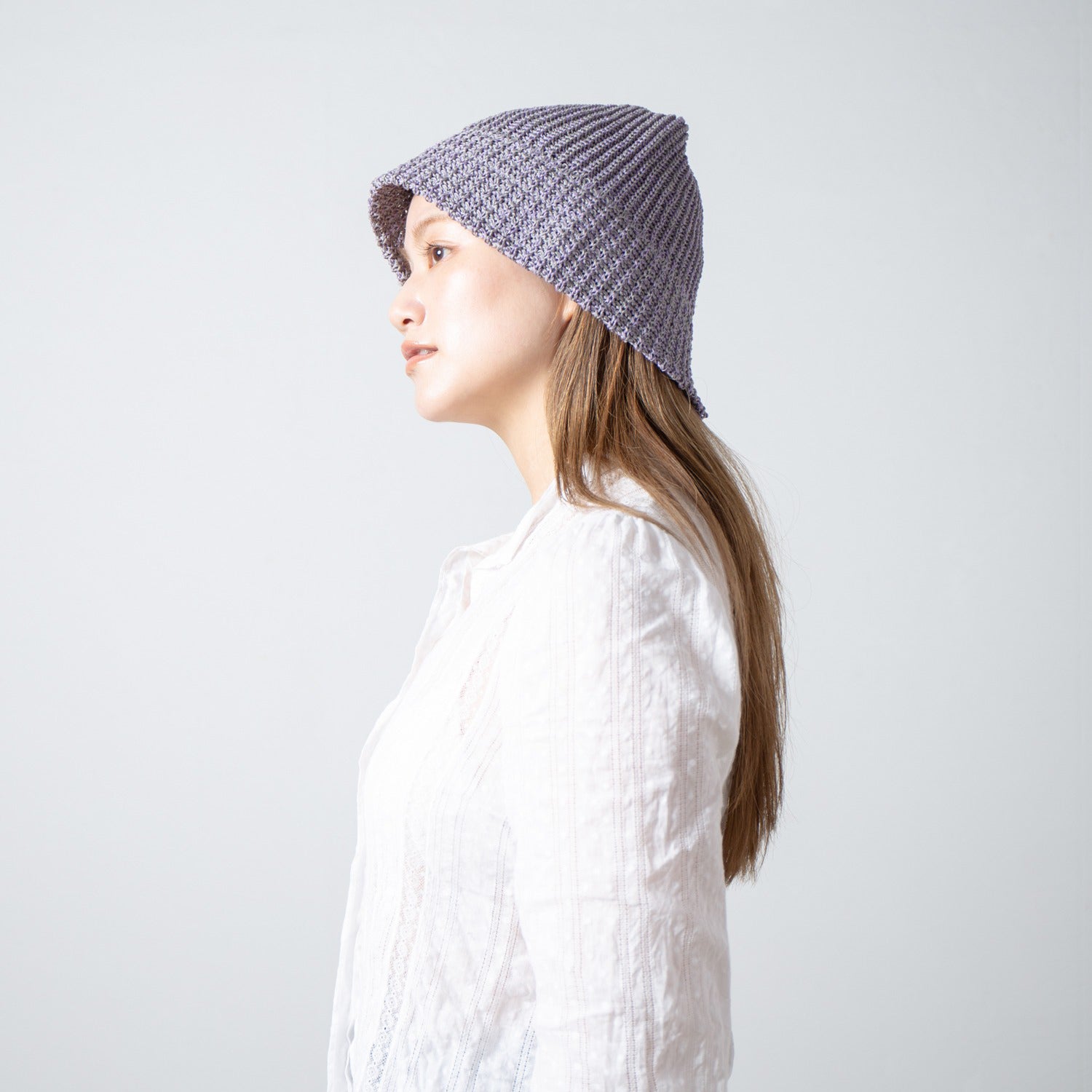 Summer Knit Hat | Color_Purple | No_RL-26-046W_Purple【RACAL_ラカル】【入荷予定アイテム・入荷連絡可能】