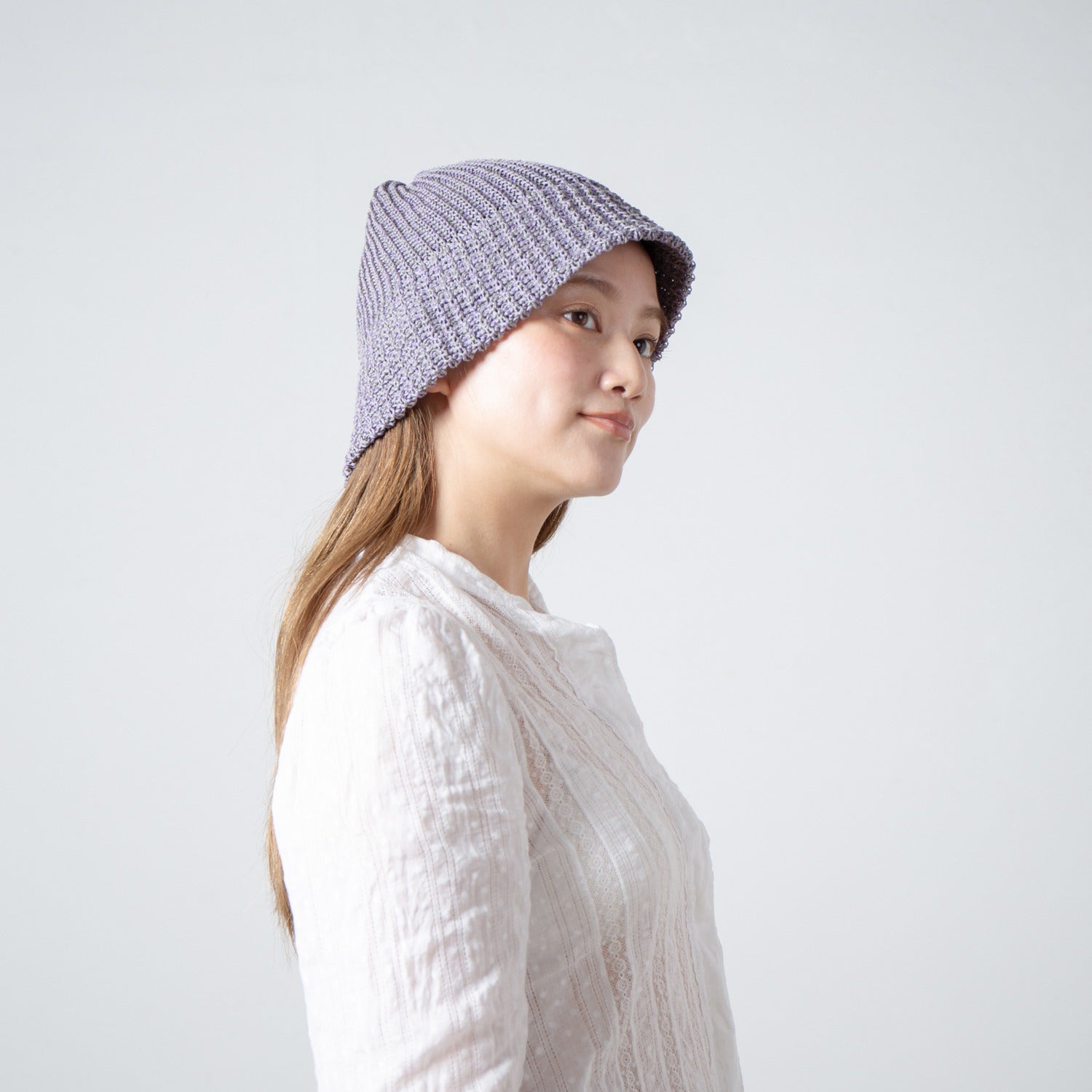 Summer Knit Hat | Color_Purple | No_RL-26-046W_Purple【RACAL_ラカル】【入荷予定アイテム・入荷連絡可能】