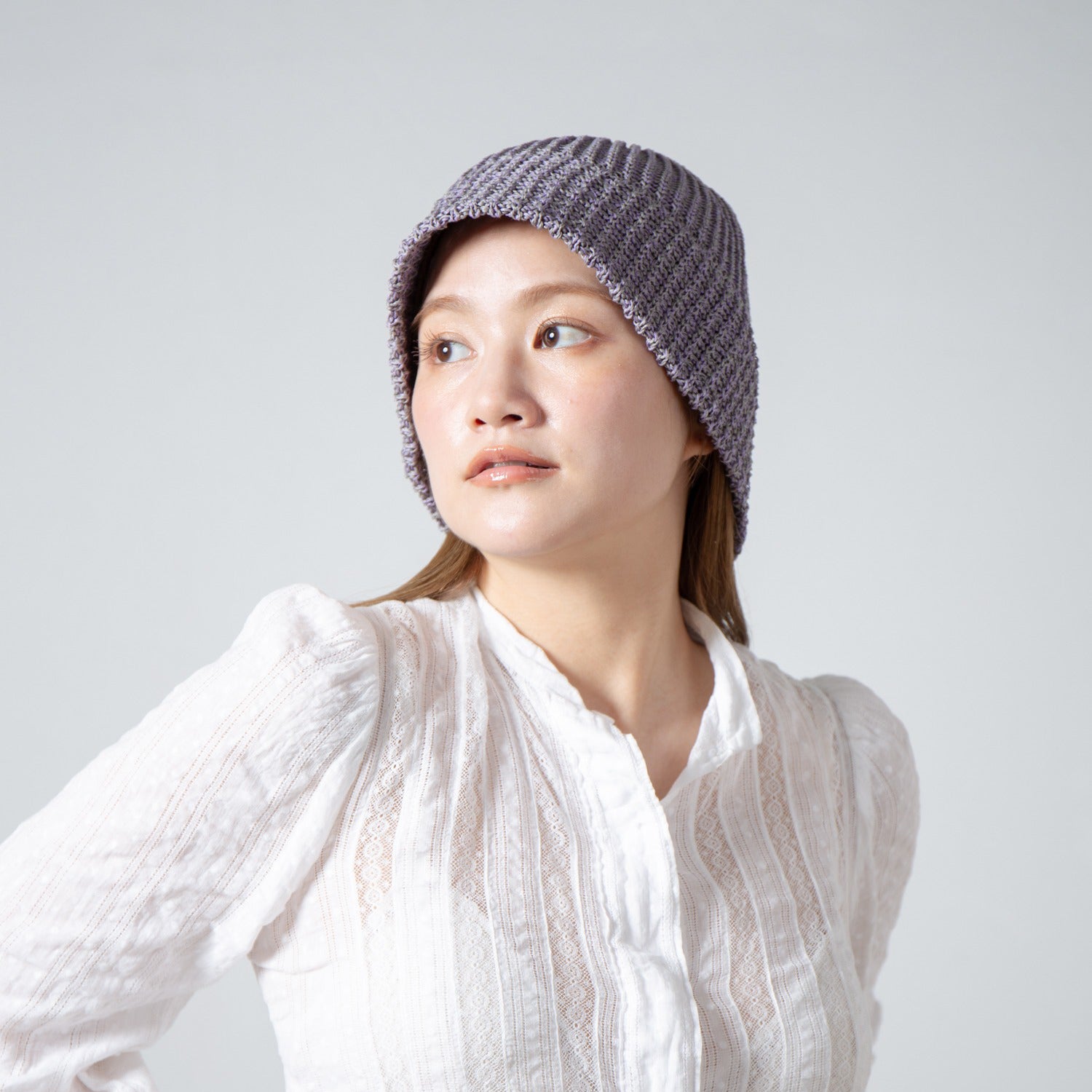 Summer Knit Hat | Color_Purple | No_RL-26-046W_Purple【RACAL_ラカル】【入荷予定アイテム・入荷連絡可能】
