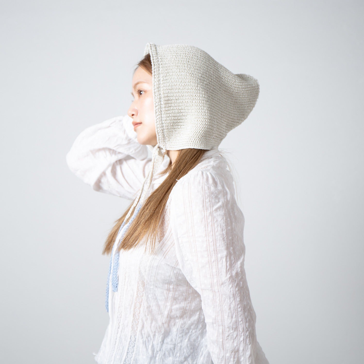 Summer Knit Hoodie | Color_Ivory | No_RL-26-049W_Ivory【RACAL_ラカル】【入荷予定アイテム・入荷連絡可能】