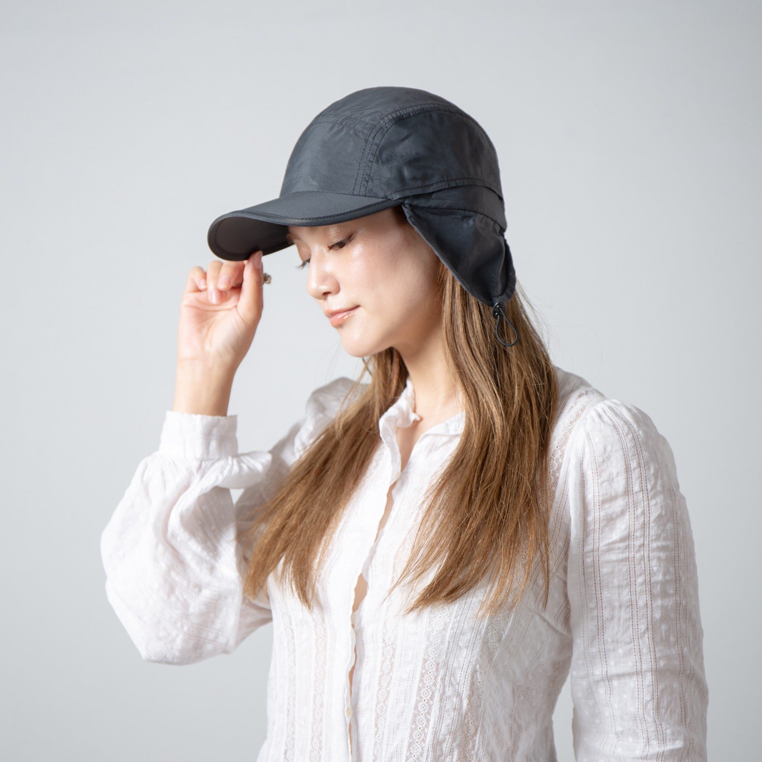 Ear Jet Cap | Color_Black | No_RL-26-050W_Black【RACAL_ラカル】【入荷予定アイテム・入荷連絡可能】