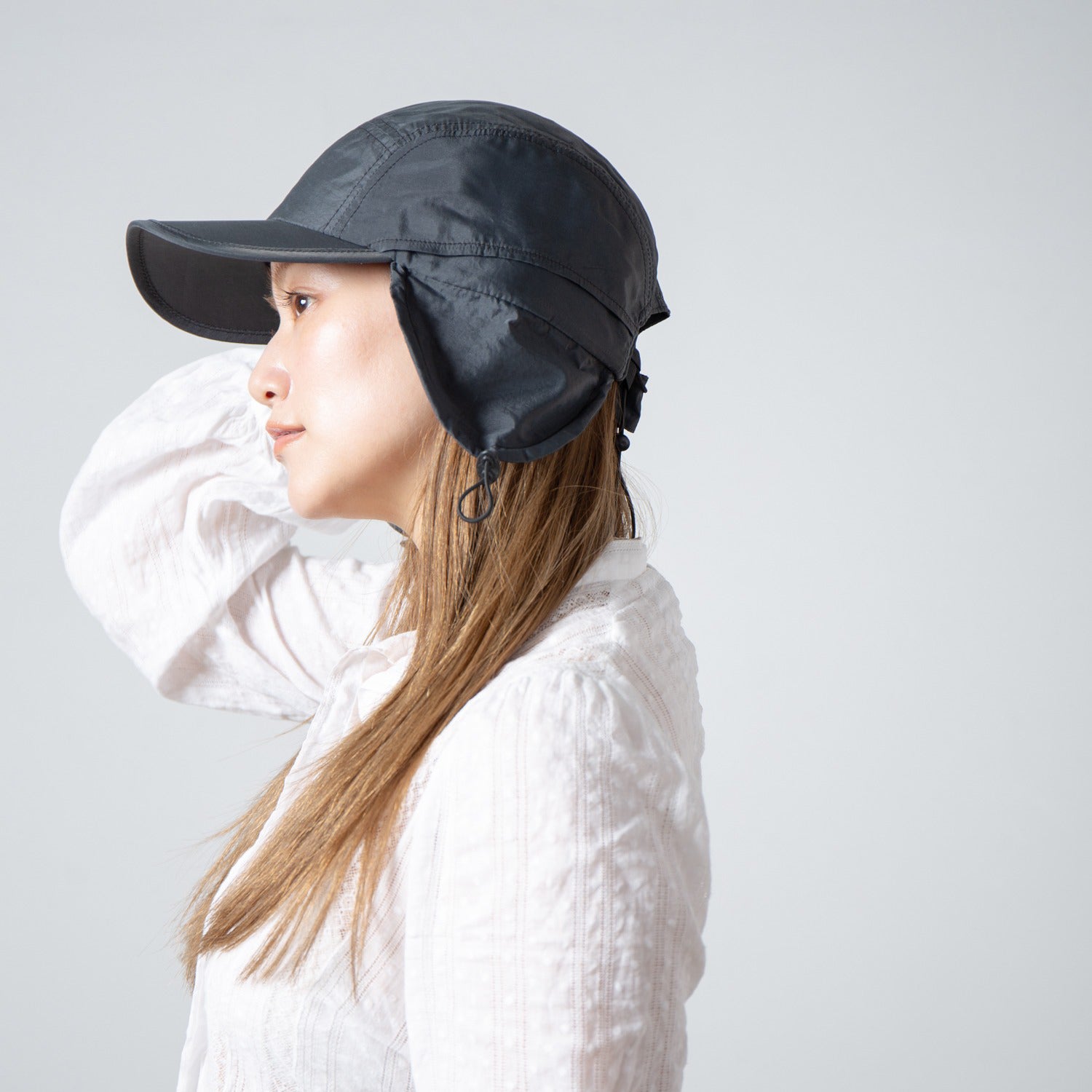 Ear Jet Cap | Color_Black | No_RL-26-050W_Black【RACAL_ラカル】【入荷予定アイテム・入荷連絡可能】