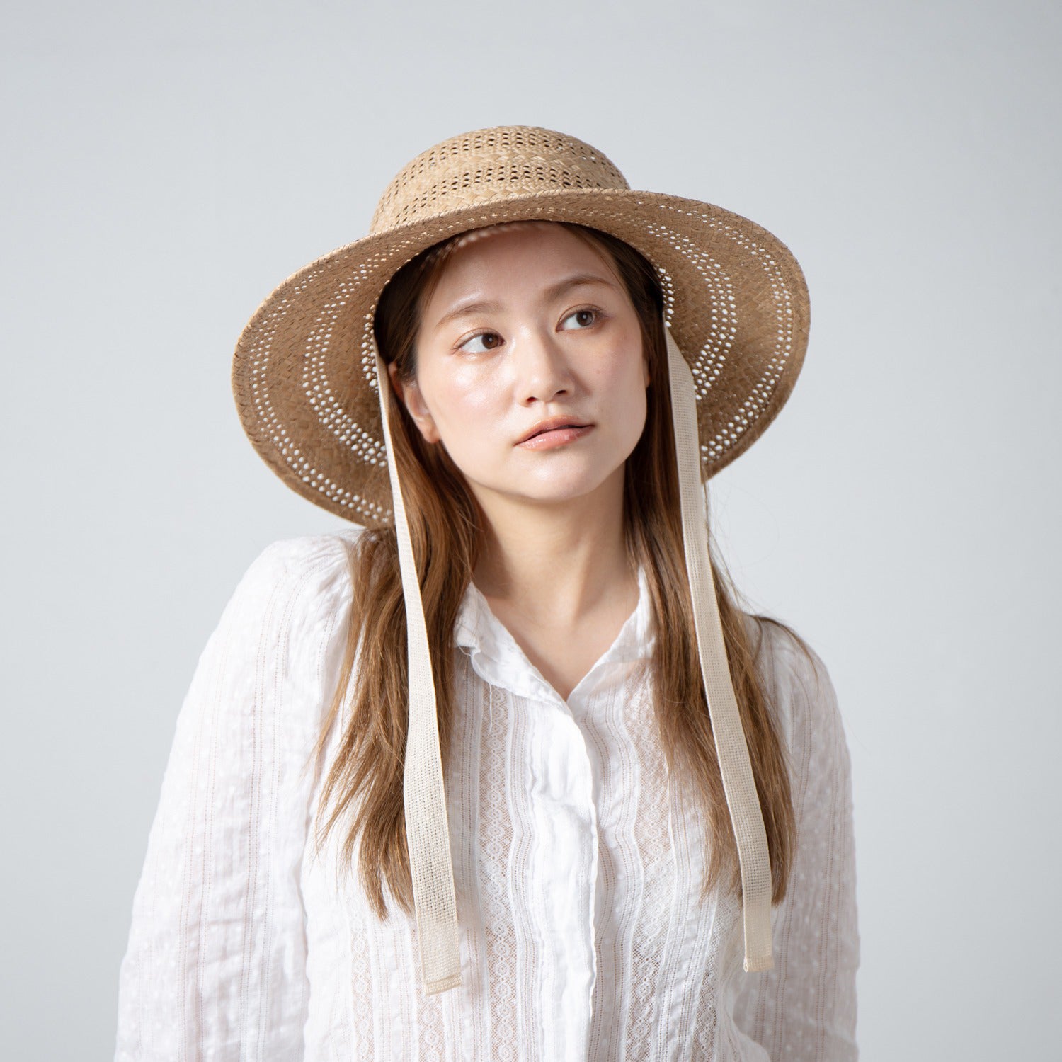 Kampi Border Lace Hat – Natural | RACAL