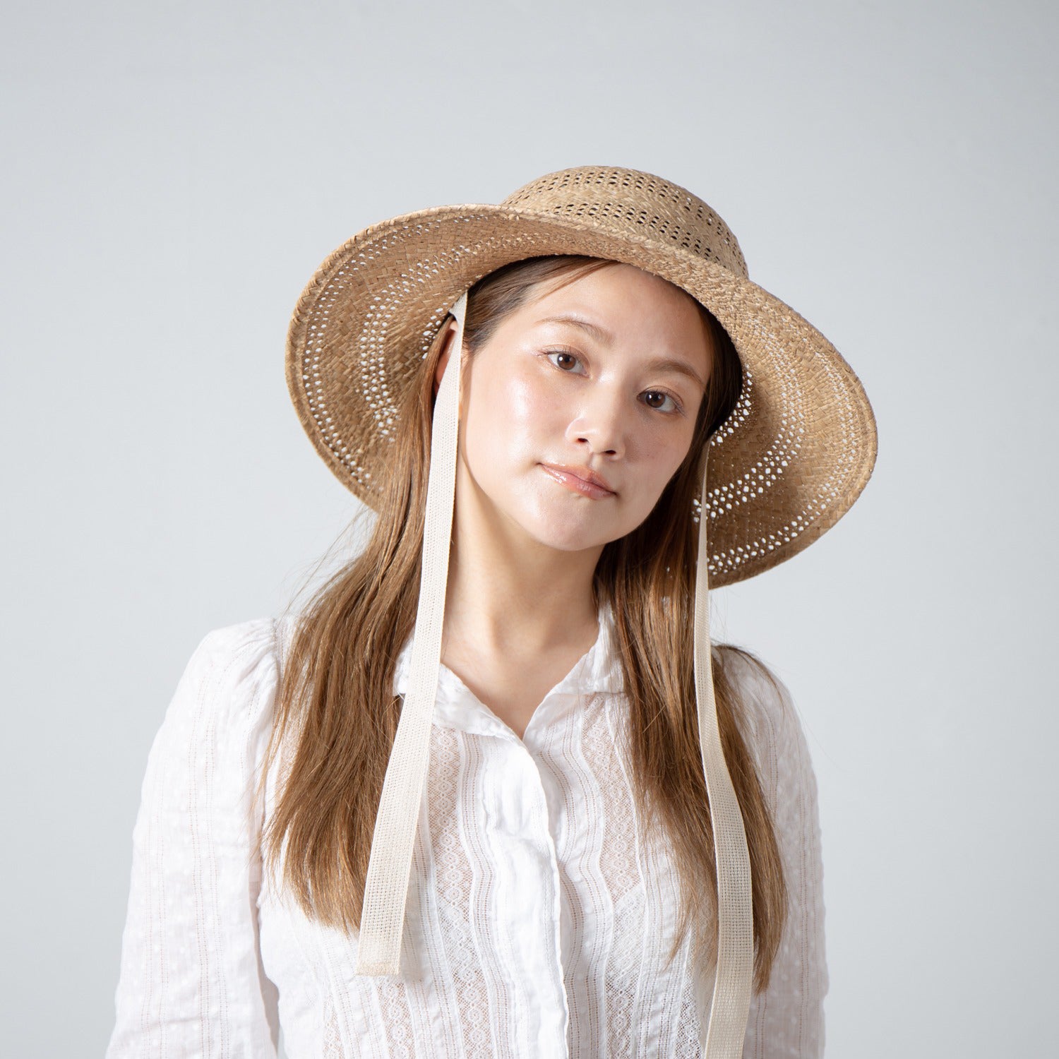 Kampi Border Lace Hat – Natural | RACAL