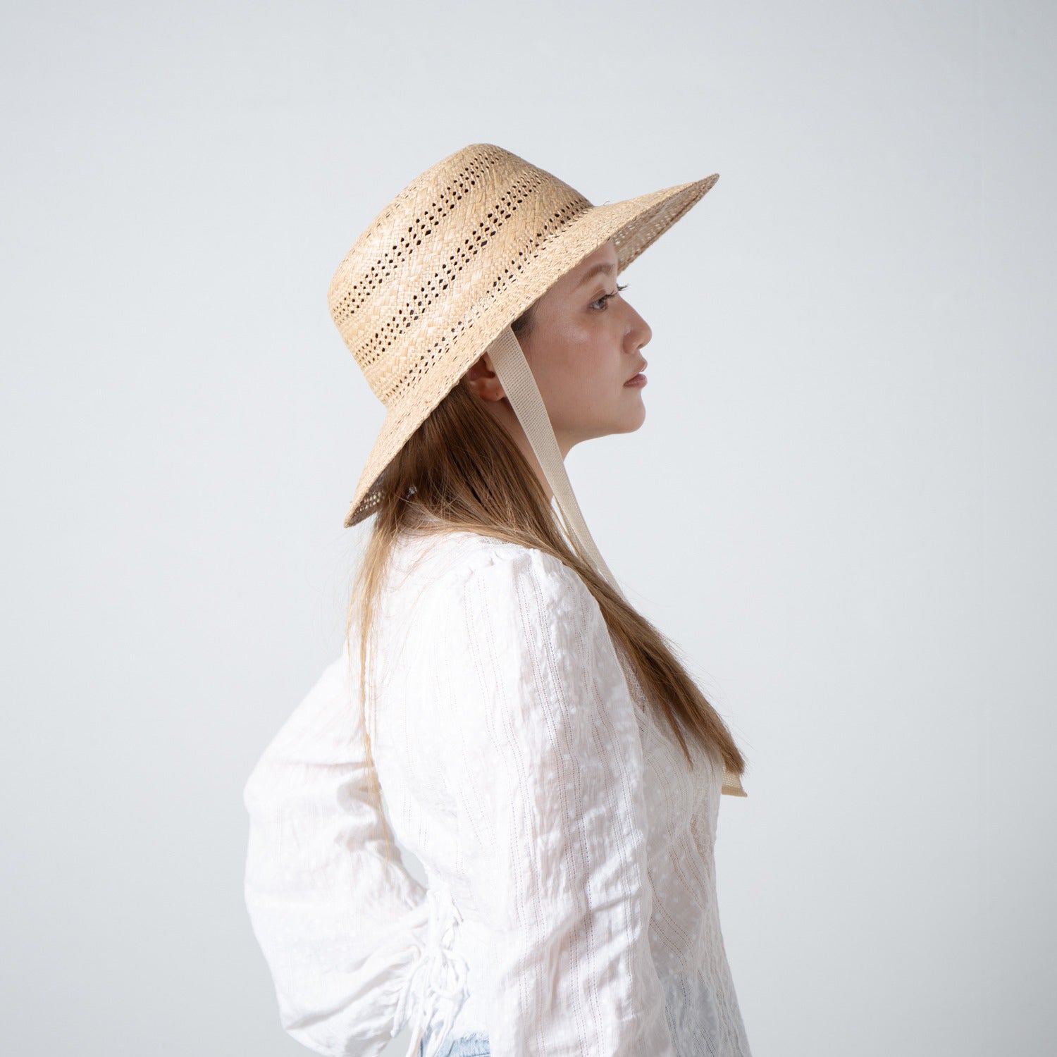 Kampi Border Lace Hat – Natural | RACAL
