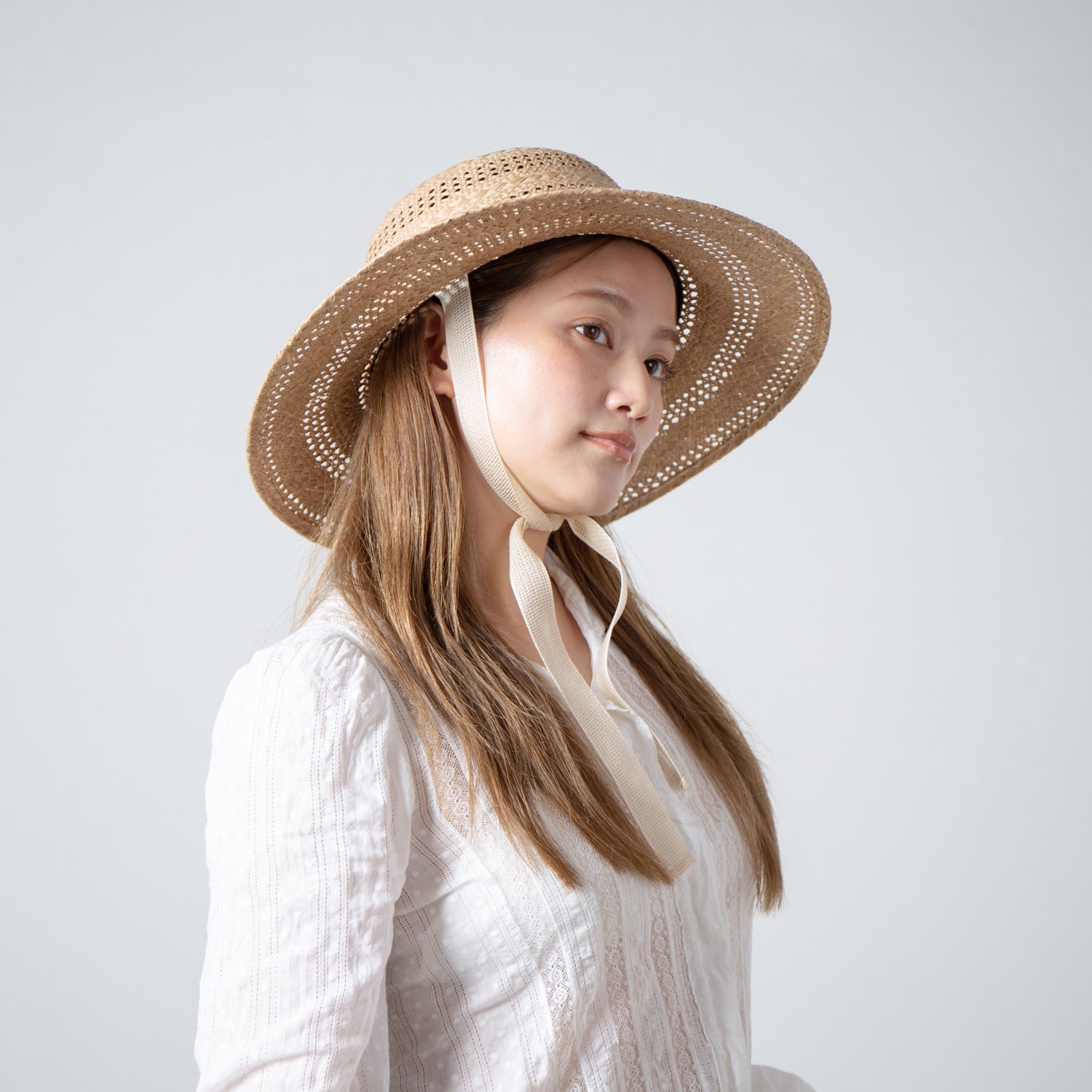 Kampi Border Lace Hat – Natural | RACAL