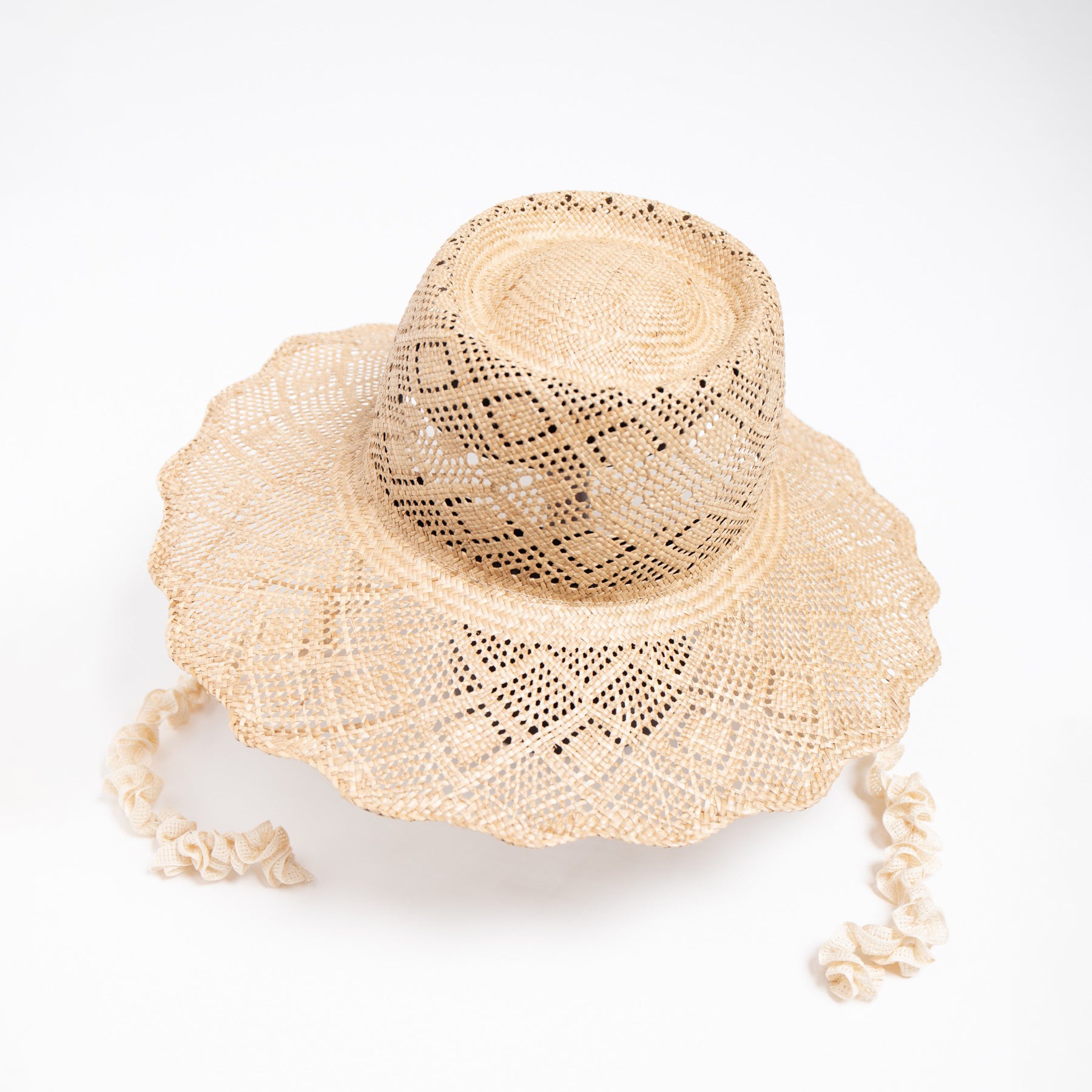 Kampi Lace Wave Hat | Color_Natural | No_RL-26-053W_Natural【RACAL_ラカル】【入荷予定アイテム・入荷連絡可能】