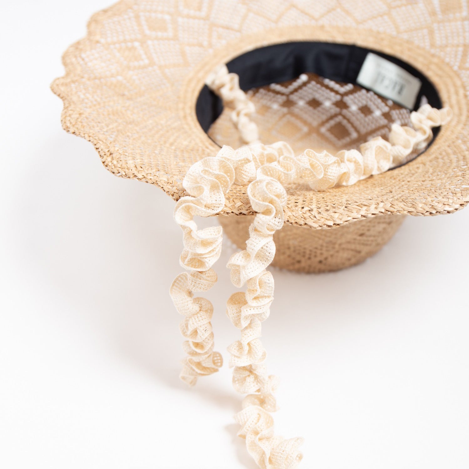 Kampi Lace Wave Hat | Color_Natural | No_RL-26-053W_Natural【RACAL_ラカル】【入荷予定アイテム・入荷連絡可能】