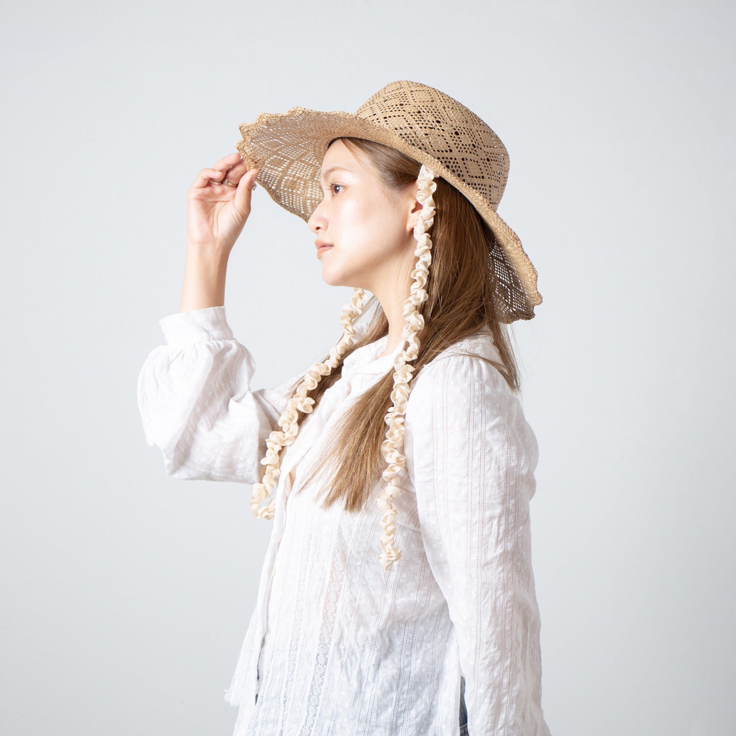 Kampi Lace Wave Hat – Natural | RACAL