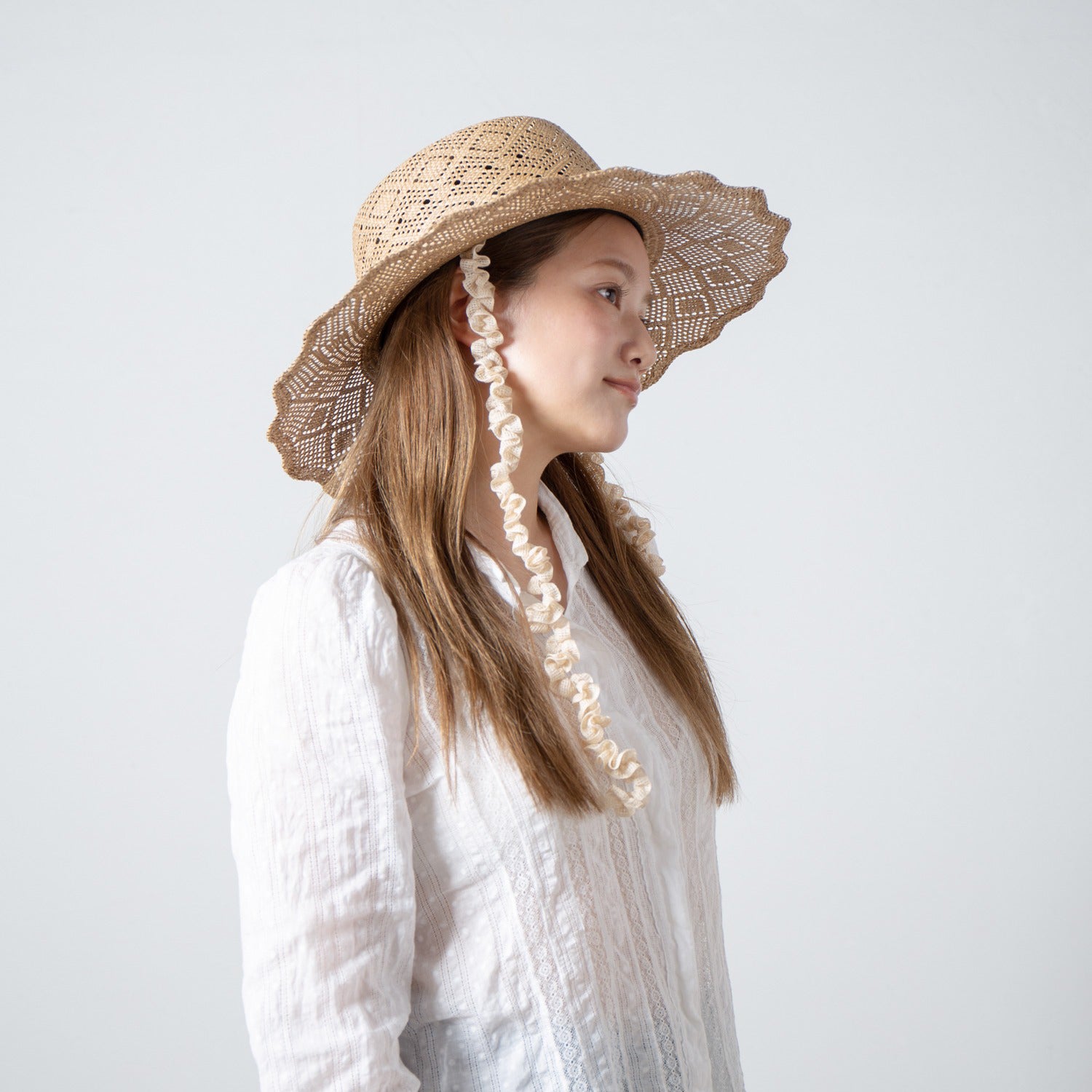 Kampi Lace Wave Hat – Natural | RACAL