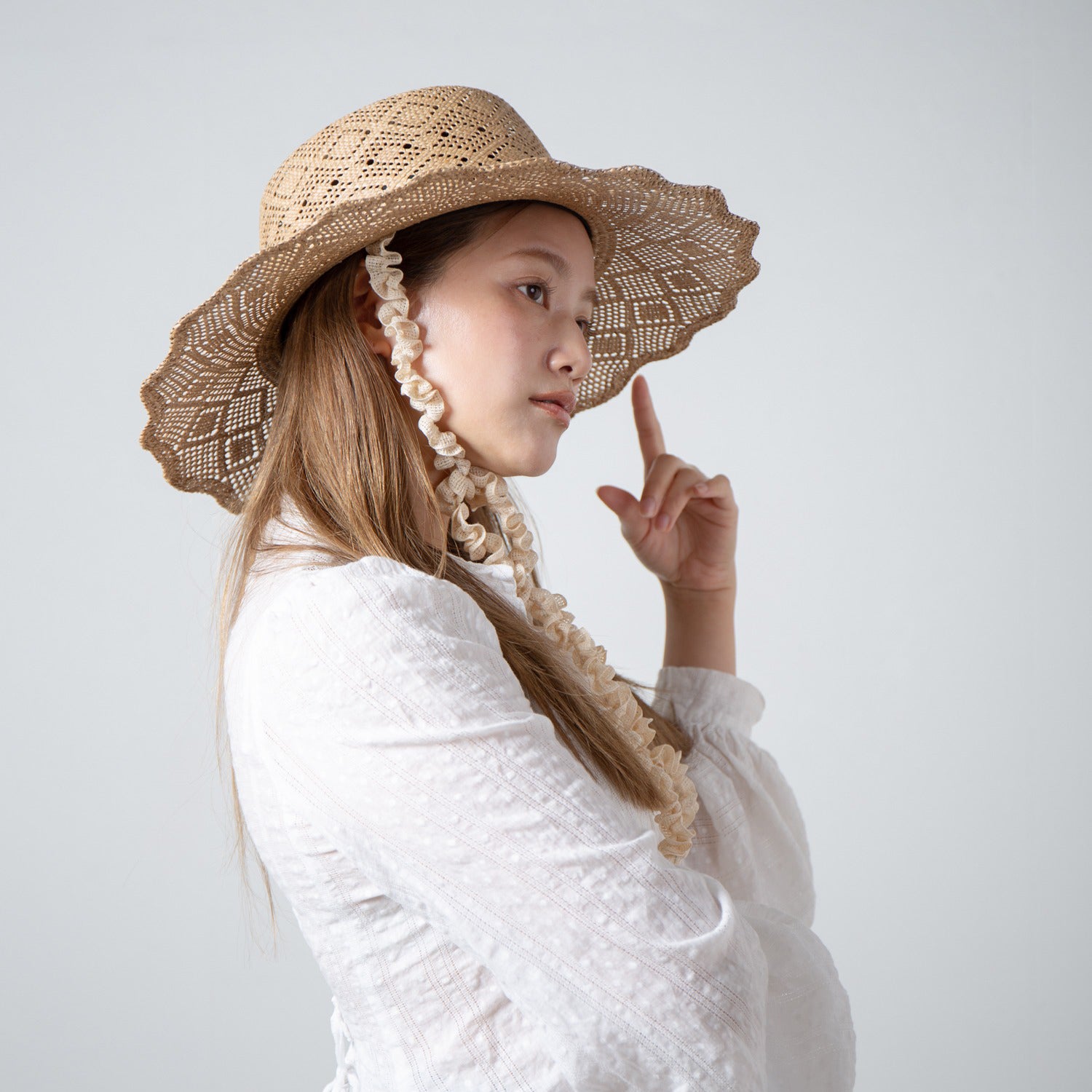 Kampi Lace Wave Hat – Natural | RACAL