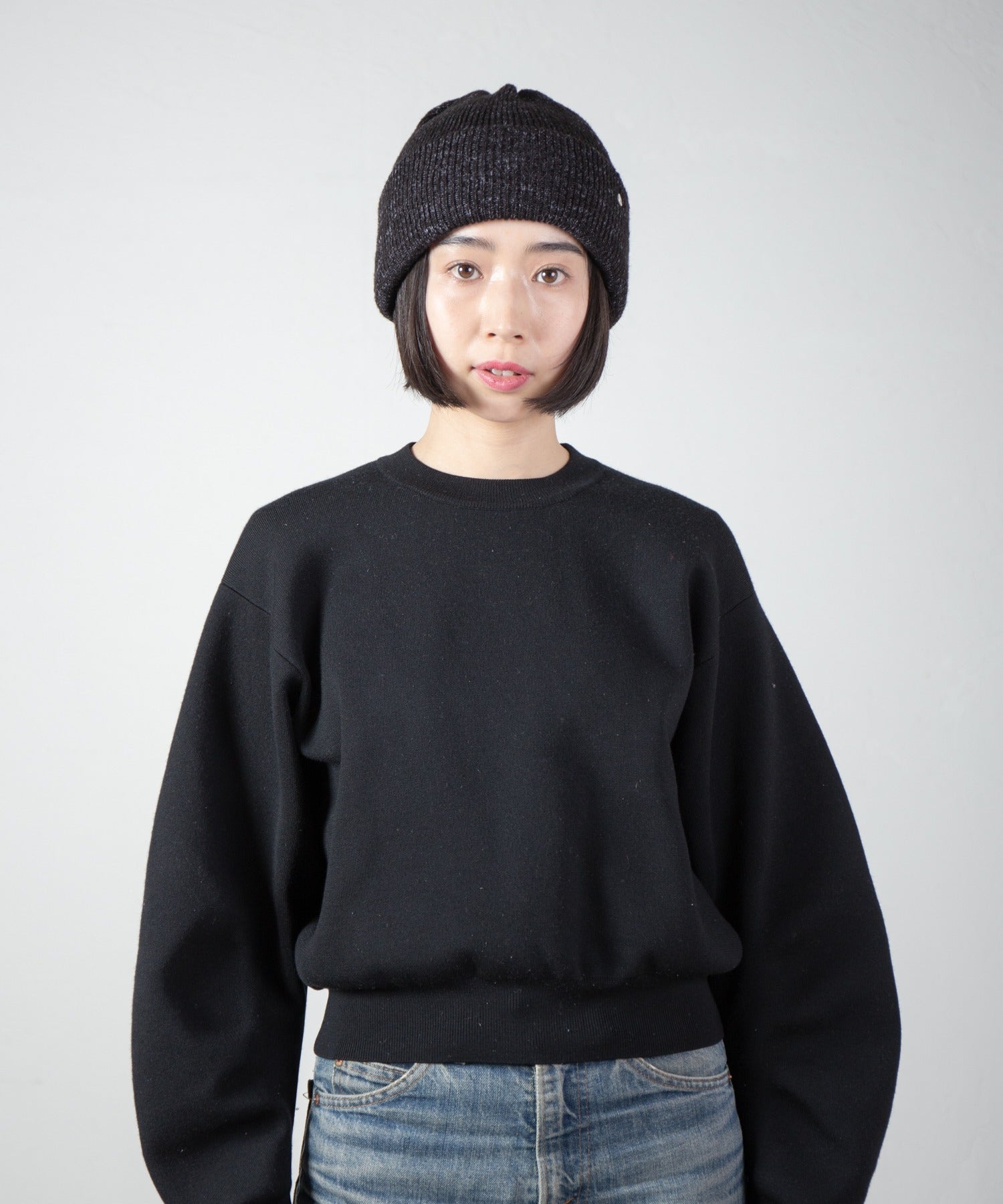 Mix Knit Cap – Black | RACAL | 入荷予定アイテム