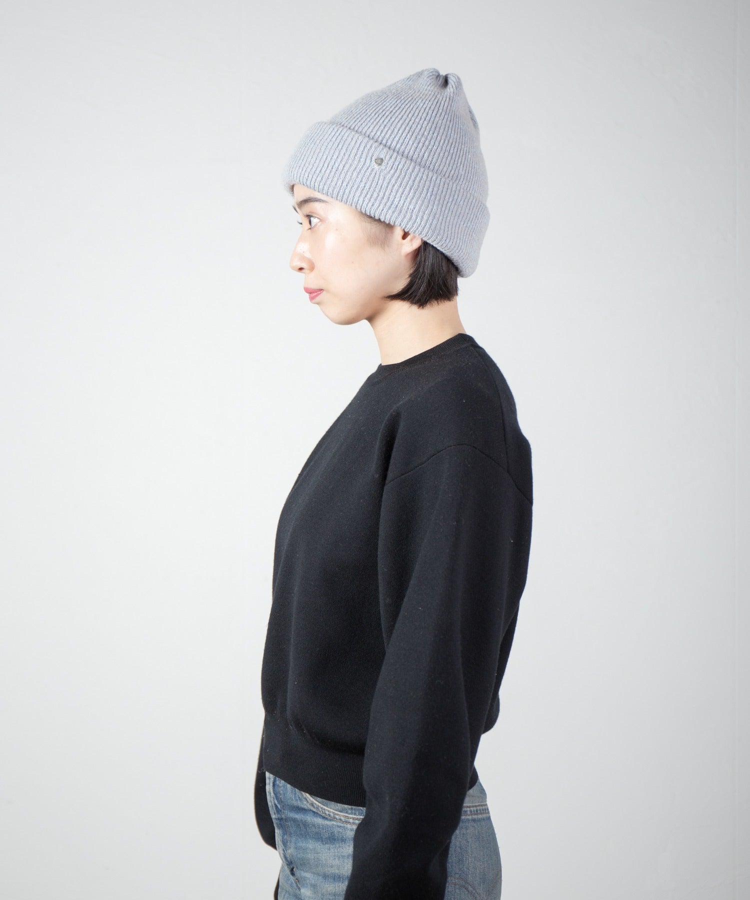 Mix Knit Cap – Saxe Blue | RACAL | 入荷予定アイテム