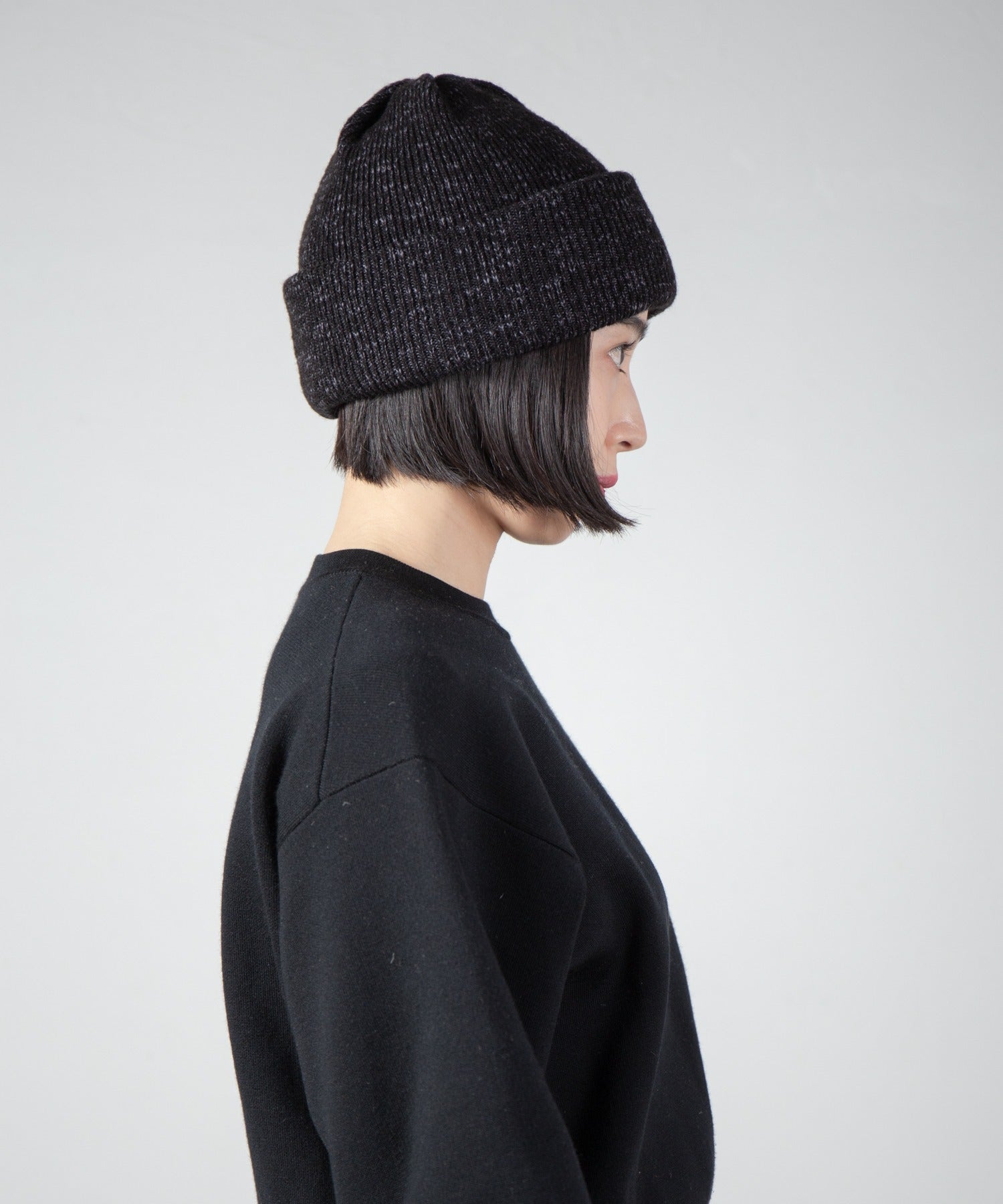 Mix Knit Cap – Black | RACAL | 入荷予定アイテム