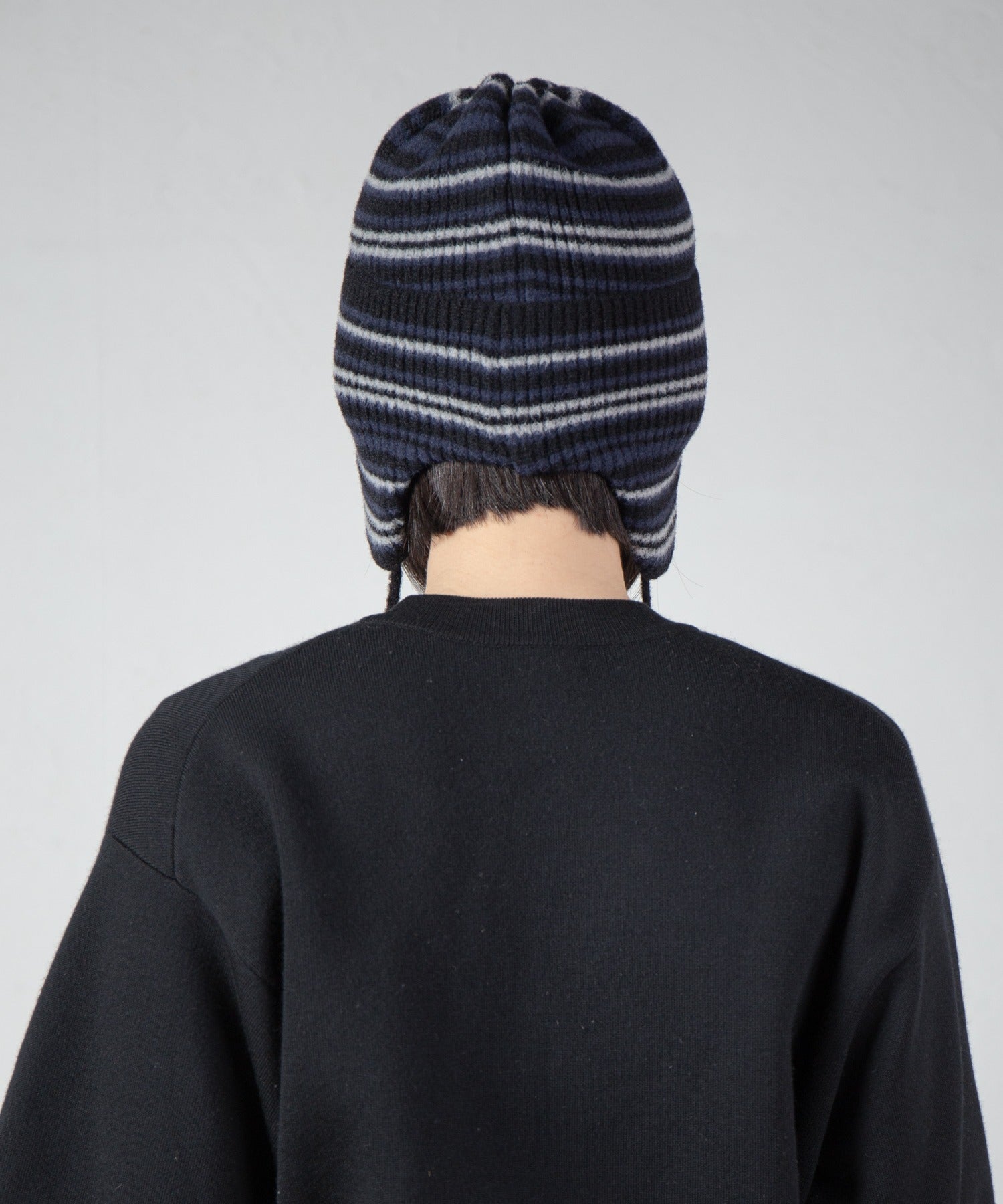 Ear Knit Cap – Navy Mix | RACAL | 入荷予定アイテム