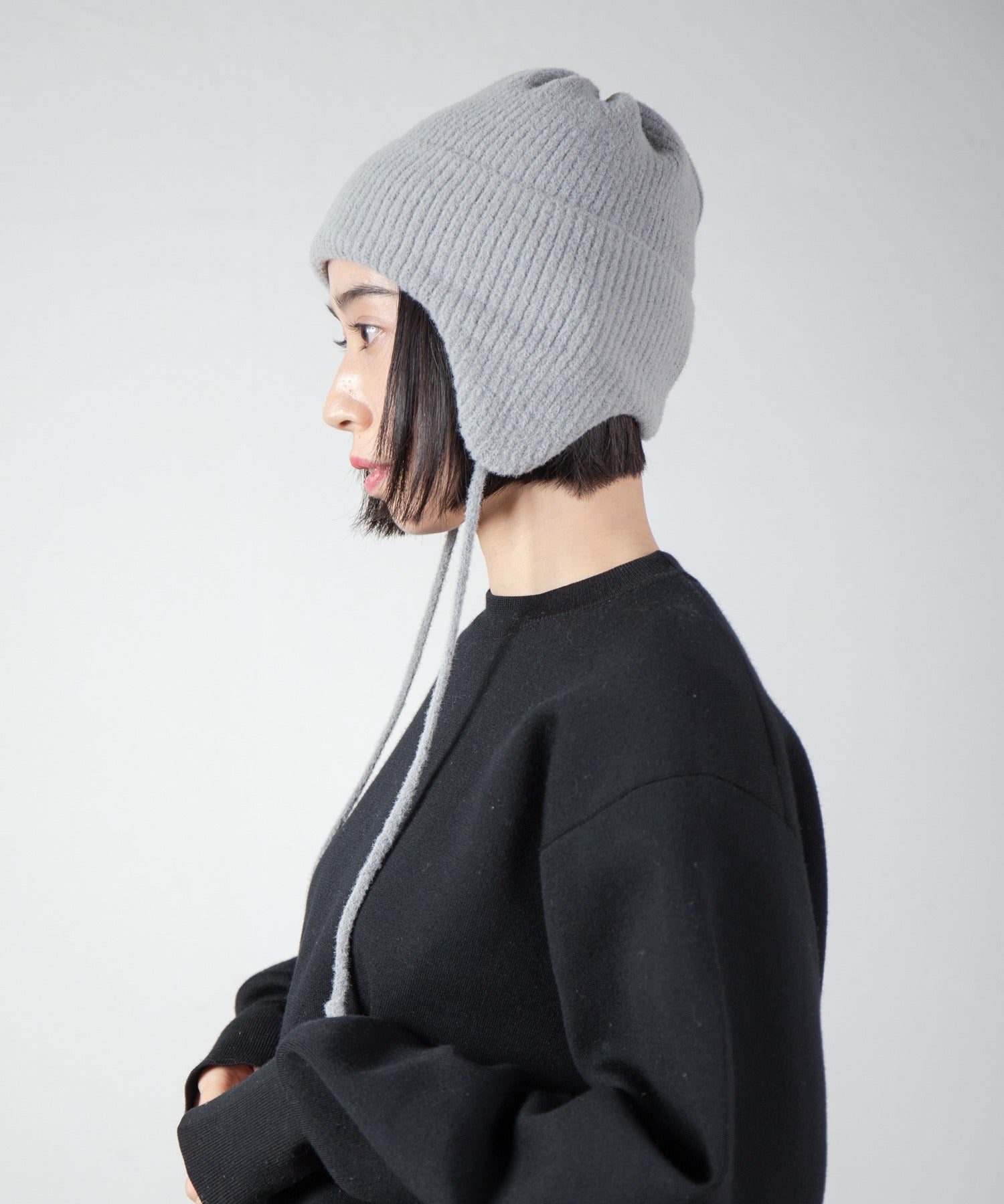 Ear Knit Cap – Gray | RACAL | 入荷予定アイテム