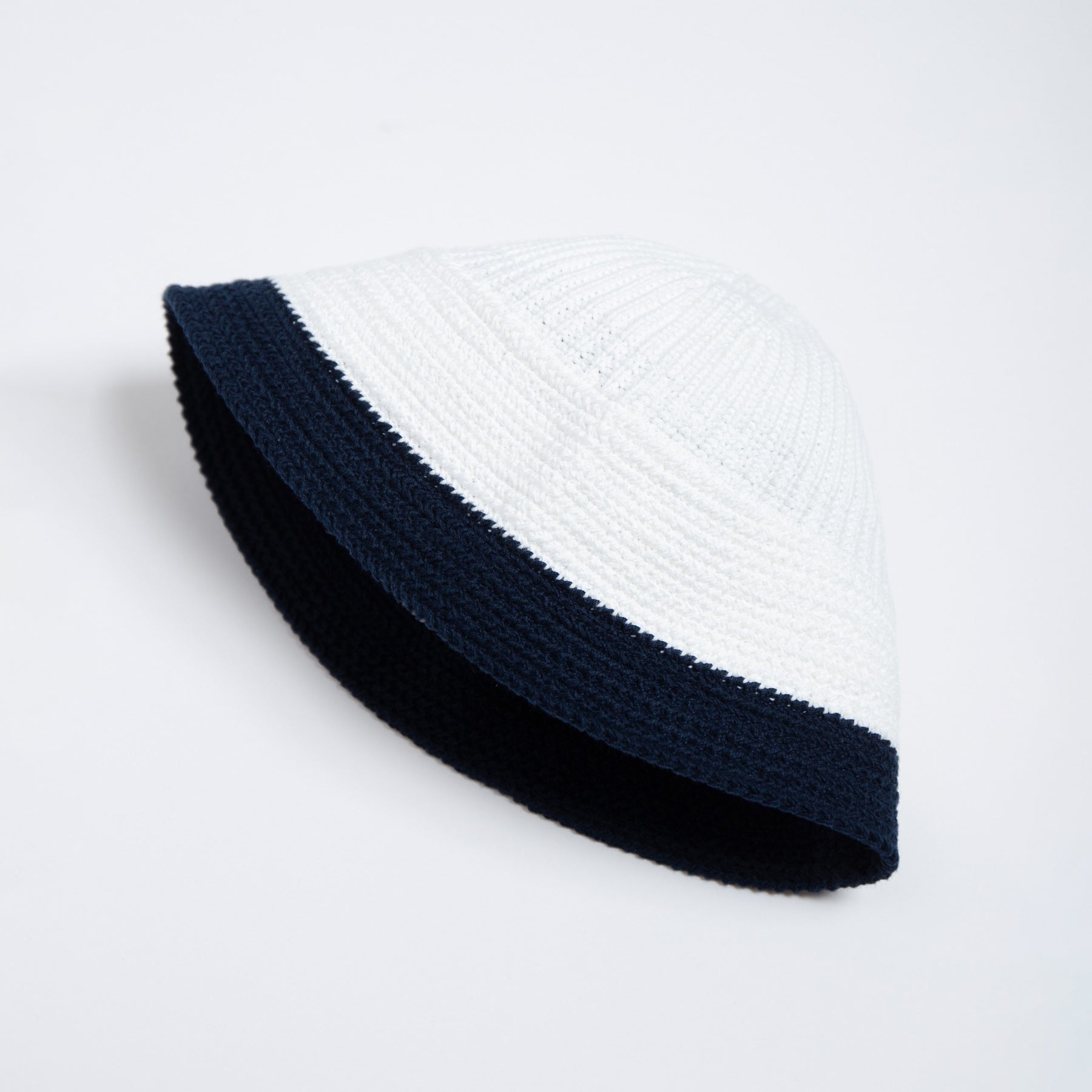 Knit Sailor Hat | Color_Offwhite×Navy | No_RL-26-1416_Offwhite×Navy【RACAL_ラカル】【入荷予定アイテム・入荷連絡可能】