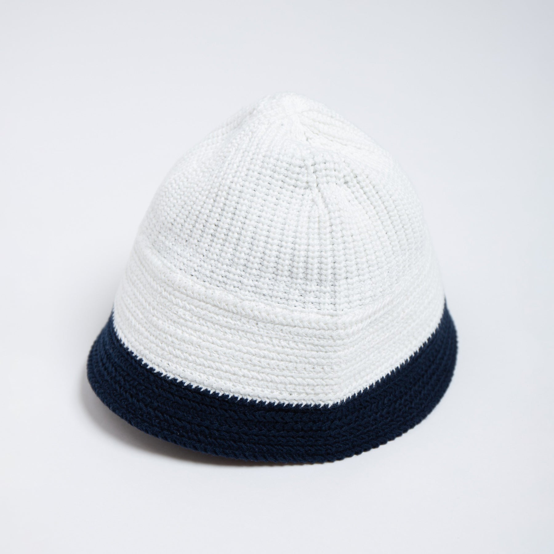 Knit Sailor Hat | Color_Offwhite×Navy | No_RL-26-1416_Offwhite×Navy【RACAL_ラカル】【入荷予定アイテム・入荷連絡可能】