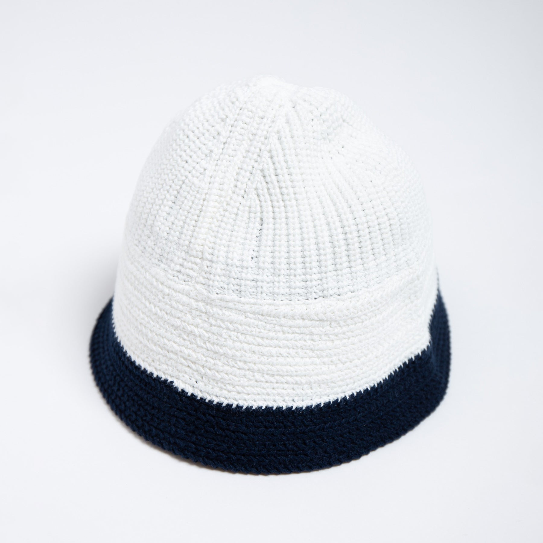 Knit Sailor Hat | Color_Offwhite×Navy | No_RL-26-1416_Offwhite×Navy【RACAL_ラカル】【入荷予定アイテム・入荷連絡可能】