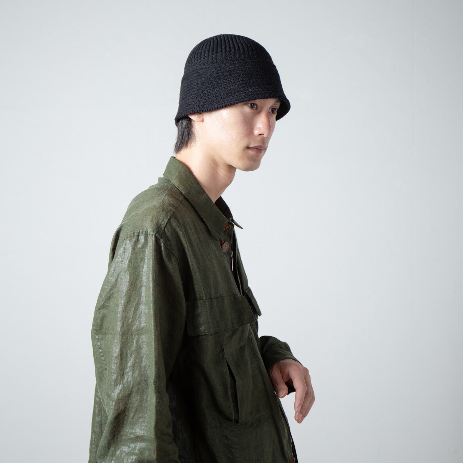 Knit Sailor Hat | Color_Black | No_RL-26-1416_Black【RACAL_ラカル】【入荷予定アイテム・入荷連絡可能】