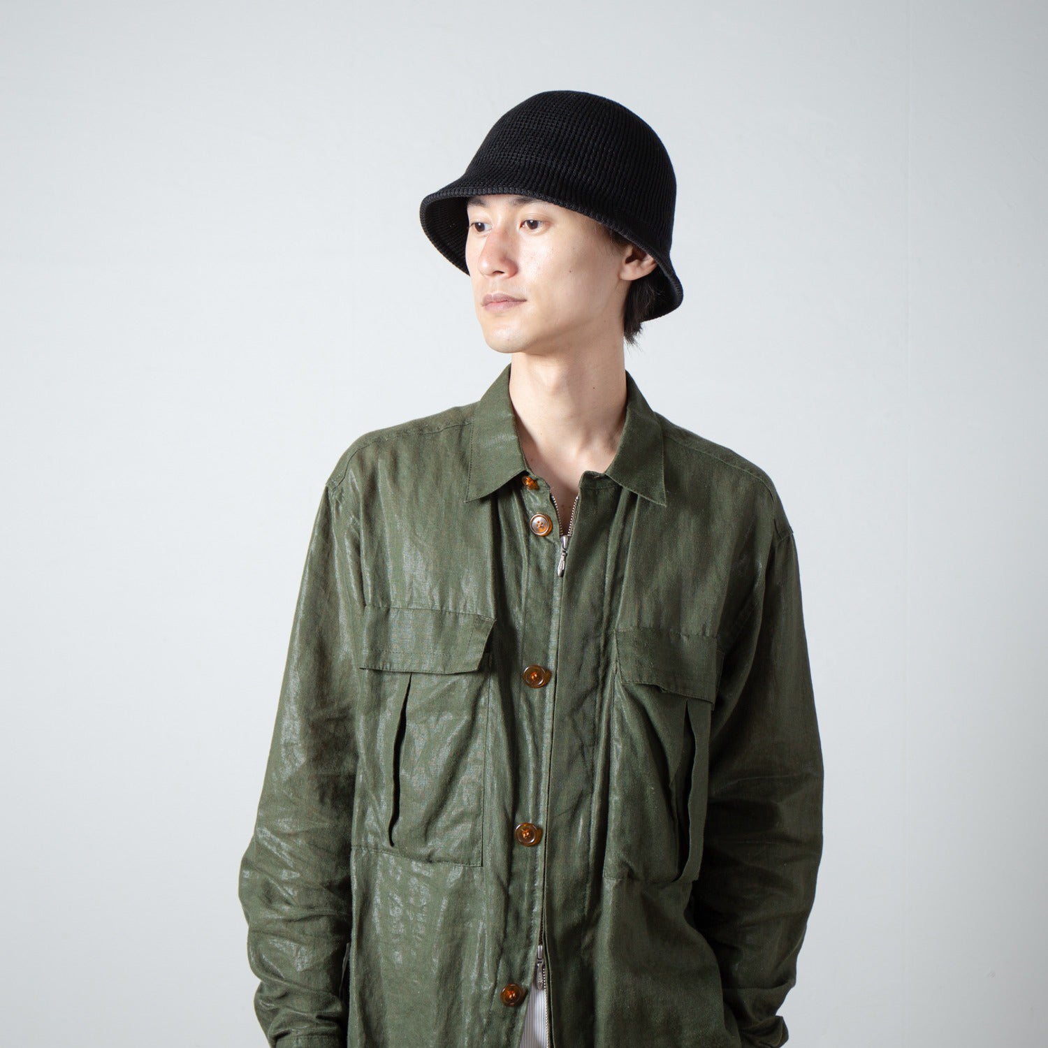 Commando Knit Tulip Hat | Color_Black | No_RL-26-1426_Black【RACAL_ラカル】【入荷予定アイテム・入荷連絡可能】