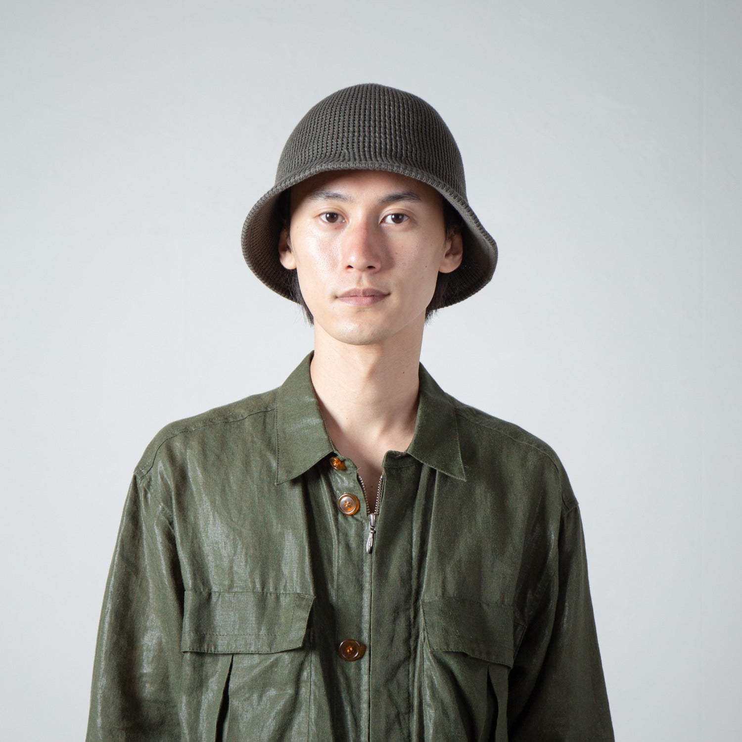 Commando Knit Tulip Hat | Color_Olive | No_RL-26-1426_Olive【RACAL_ラカル】【入荷予定アイテム・入荷連絡可能】