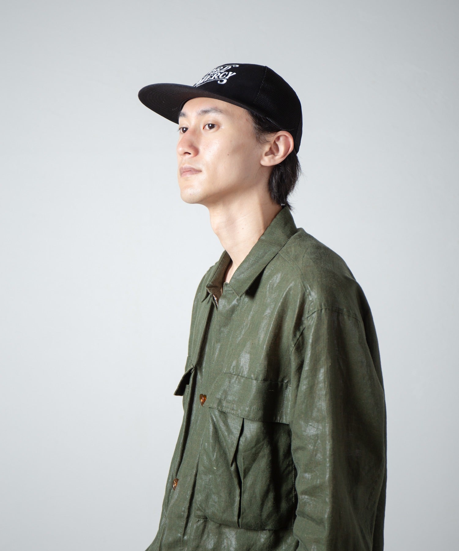 Flat Visor Mesh Cap – Black | RACAL