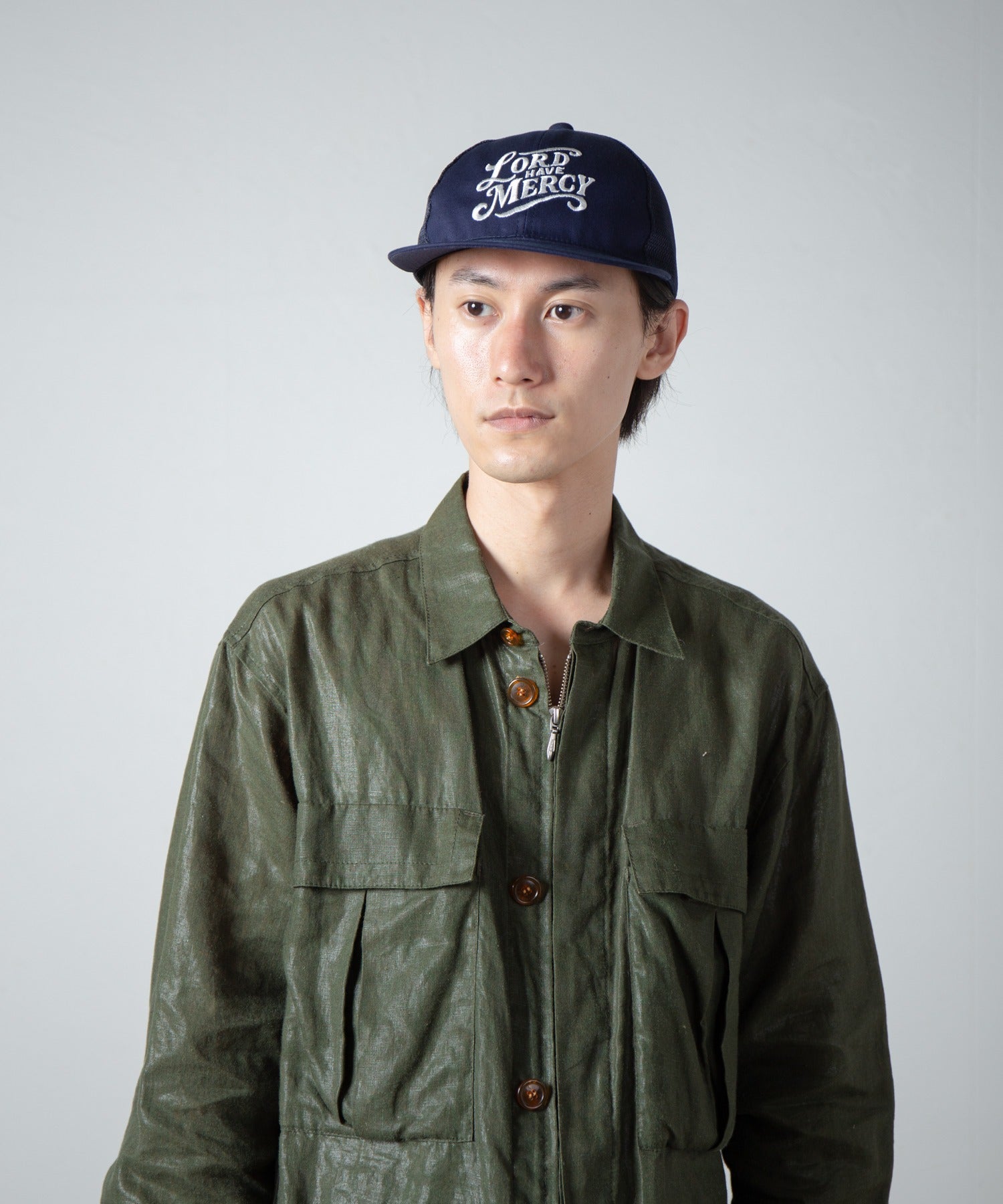 Flat Visor Mesh Cap – Navy | RACAL