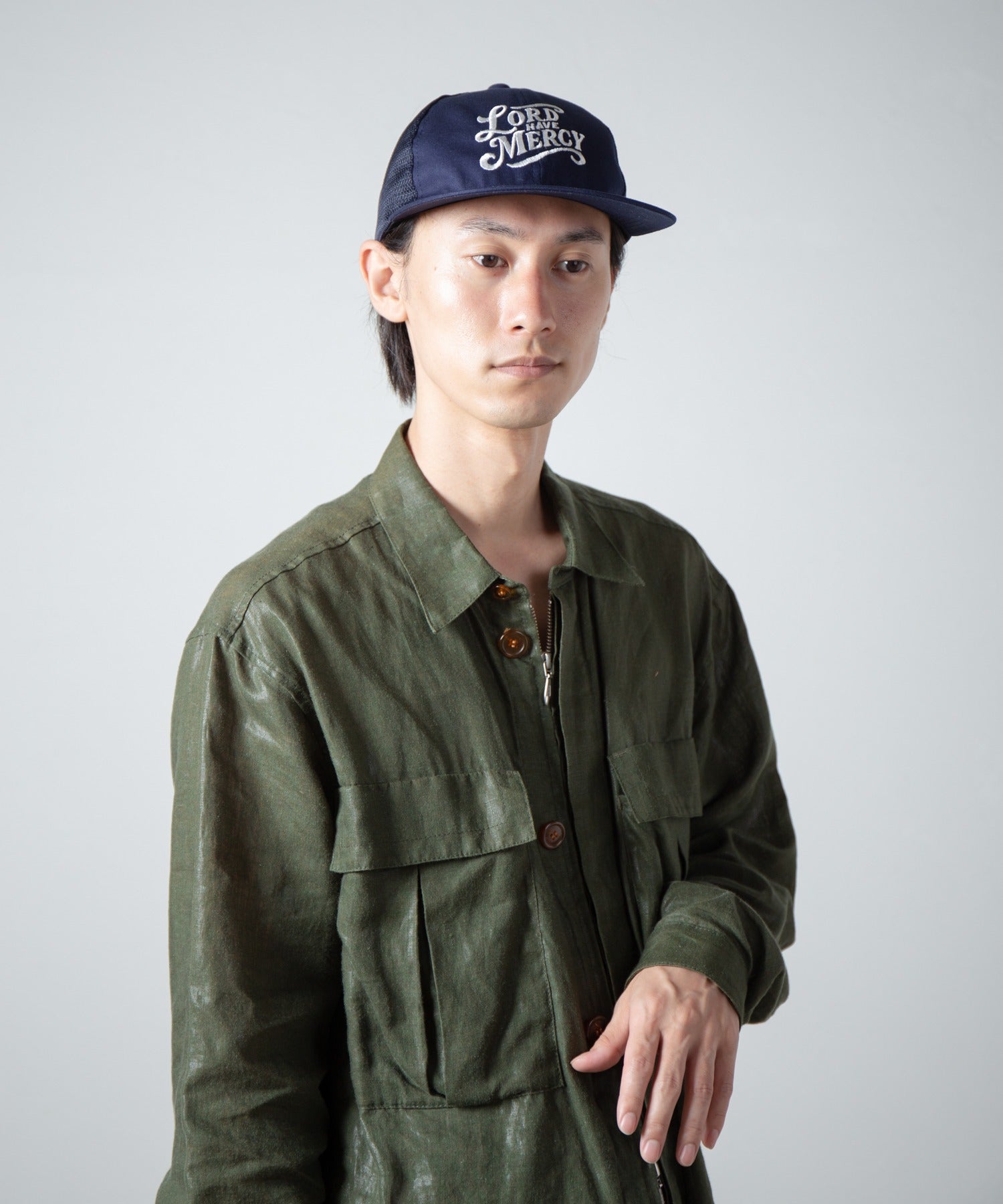 Flat Visor Mesh Cap – Navy | RACAL
