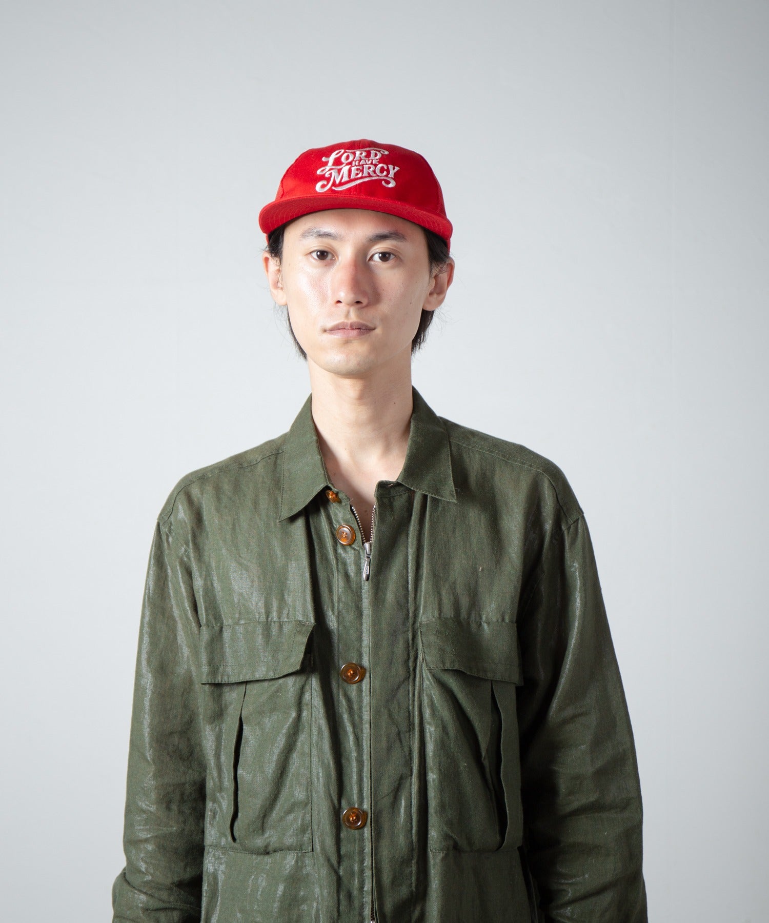 Flat Visor Mesh Cap – Red | RACAL