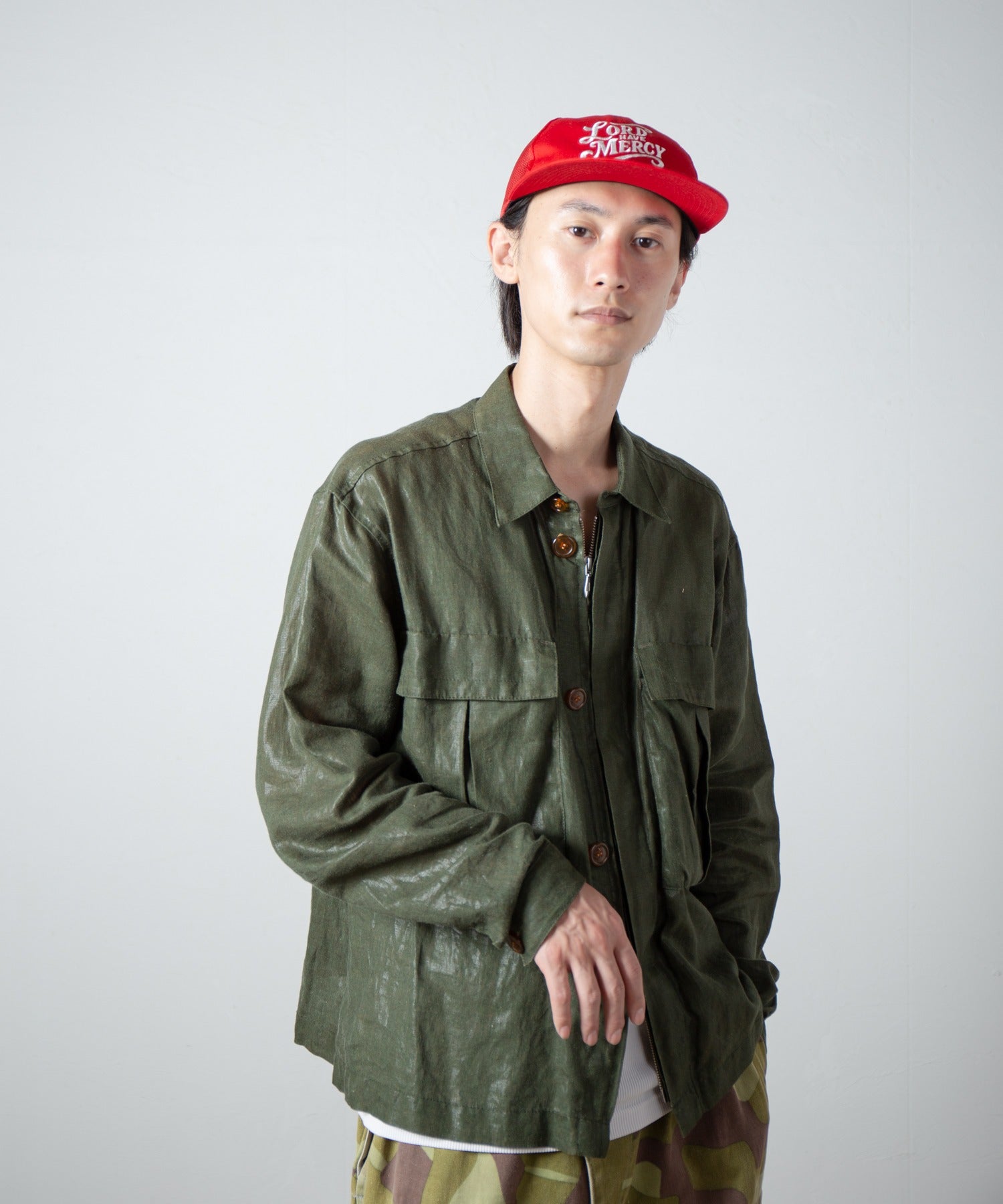 Flat Visor Mesh Cap – Red | RACAL
