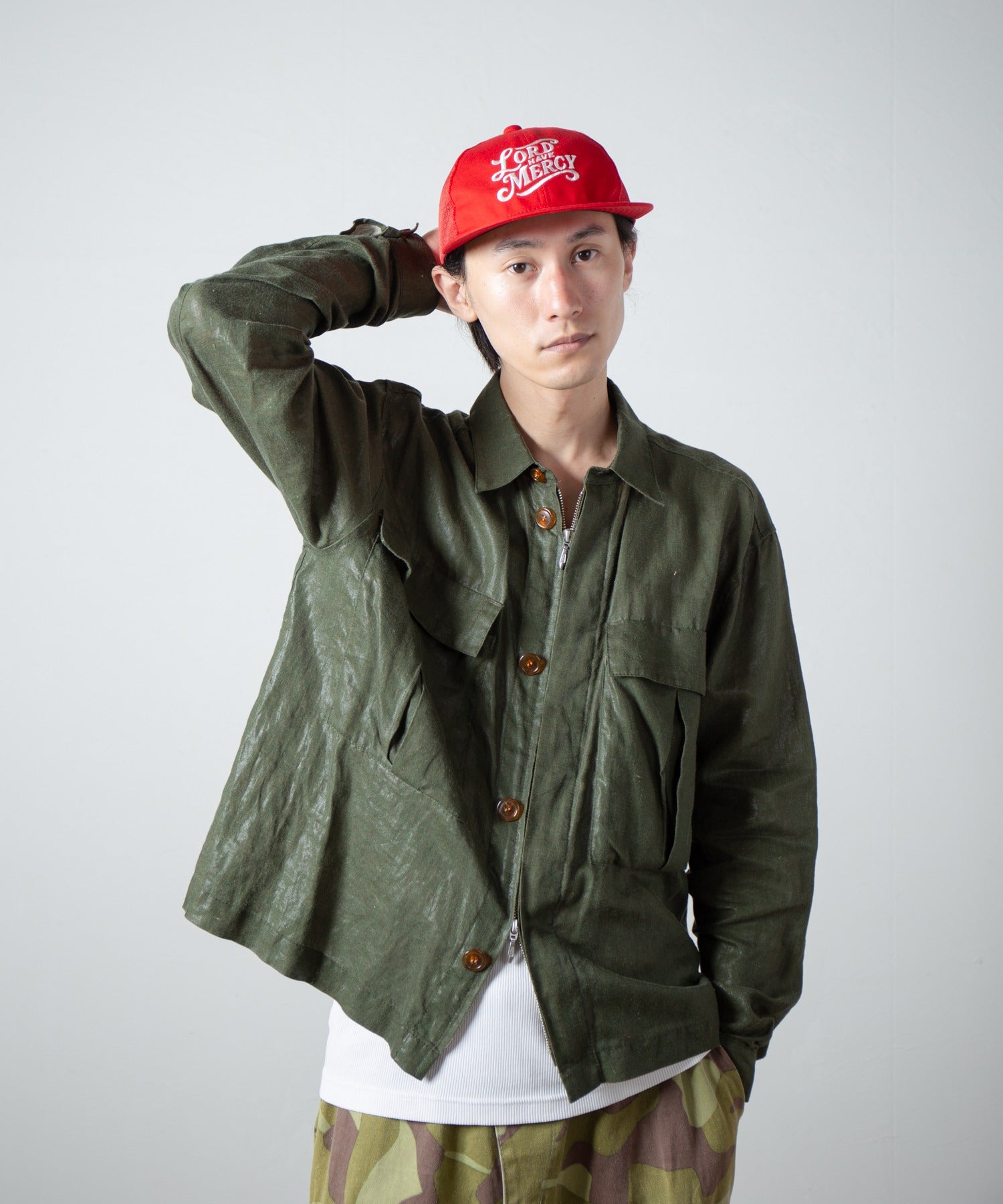Flat Visor Mesh Cap – Red | RACAL