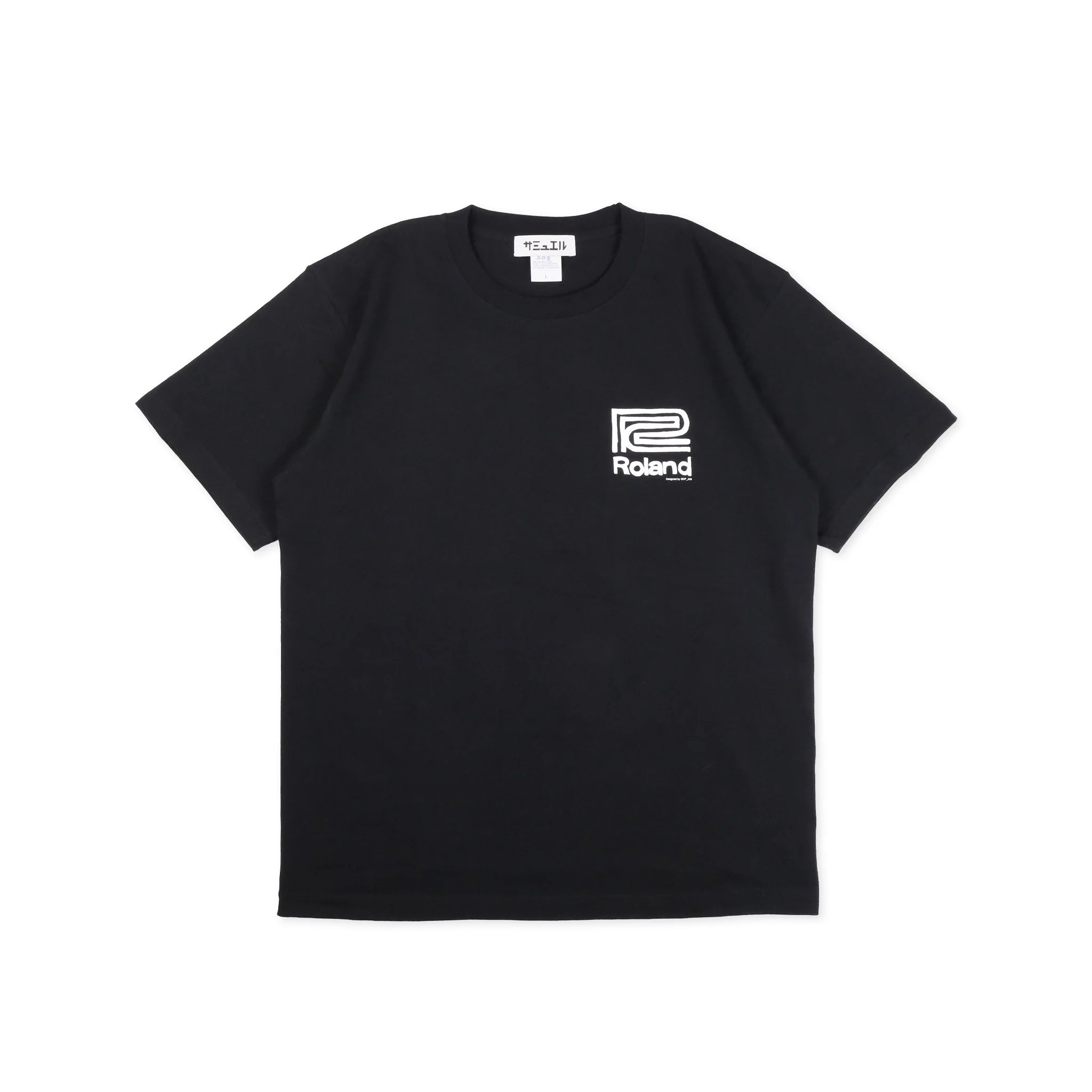 Roland × SAMUEL SP-404 Ⅱ Logo S/S TEE | Color: Black【SAMUEL_サミュエル】 【ネコポス選択可能】