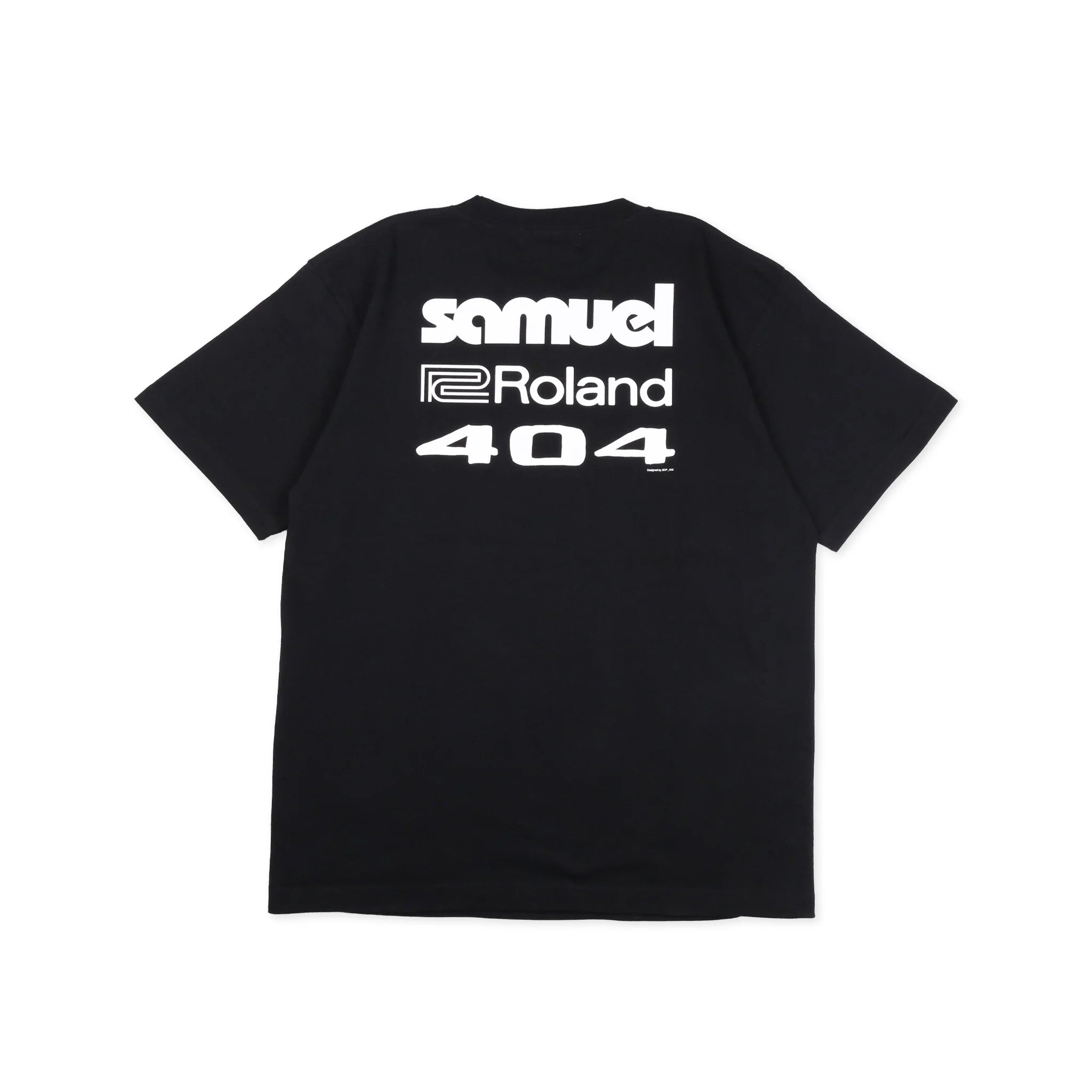 Roland × SAMUEL SP-404 Ⅱ Logo S/S TEE | Color: Black【SAMUEL_サミュエル】 【ネコポス選択可能】
