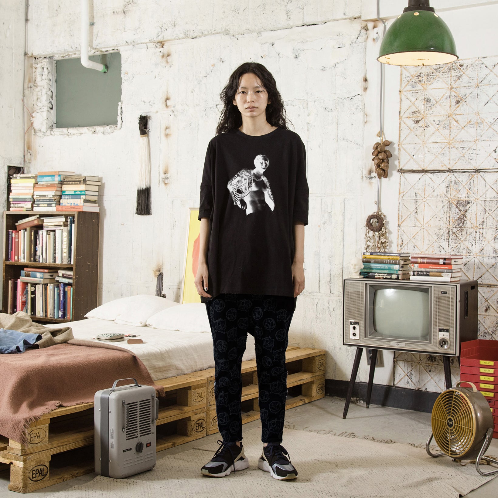 SF23AW-09 | A&P Skinny Pants | Color:Black【STOF_ストフ】