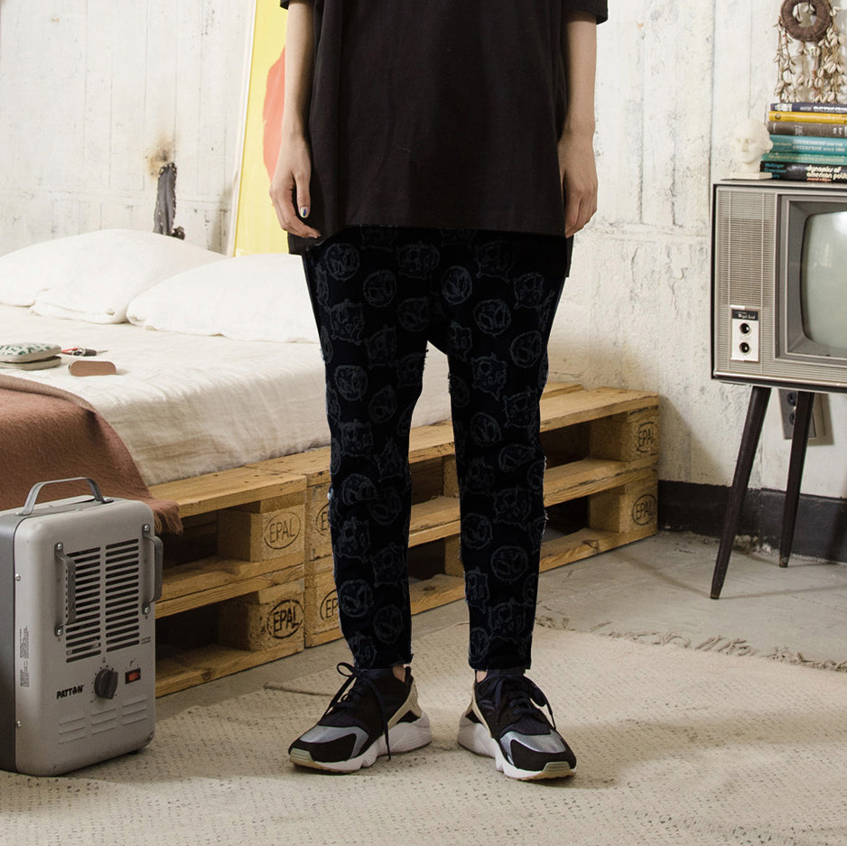 SF23AW-09 | A&P Skinny Pants | Color:Black【STOF_ストフ】